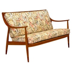 Poltrona in Oak e teak di Hvidt & Mølgaard, Danimarca.
