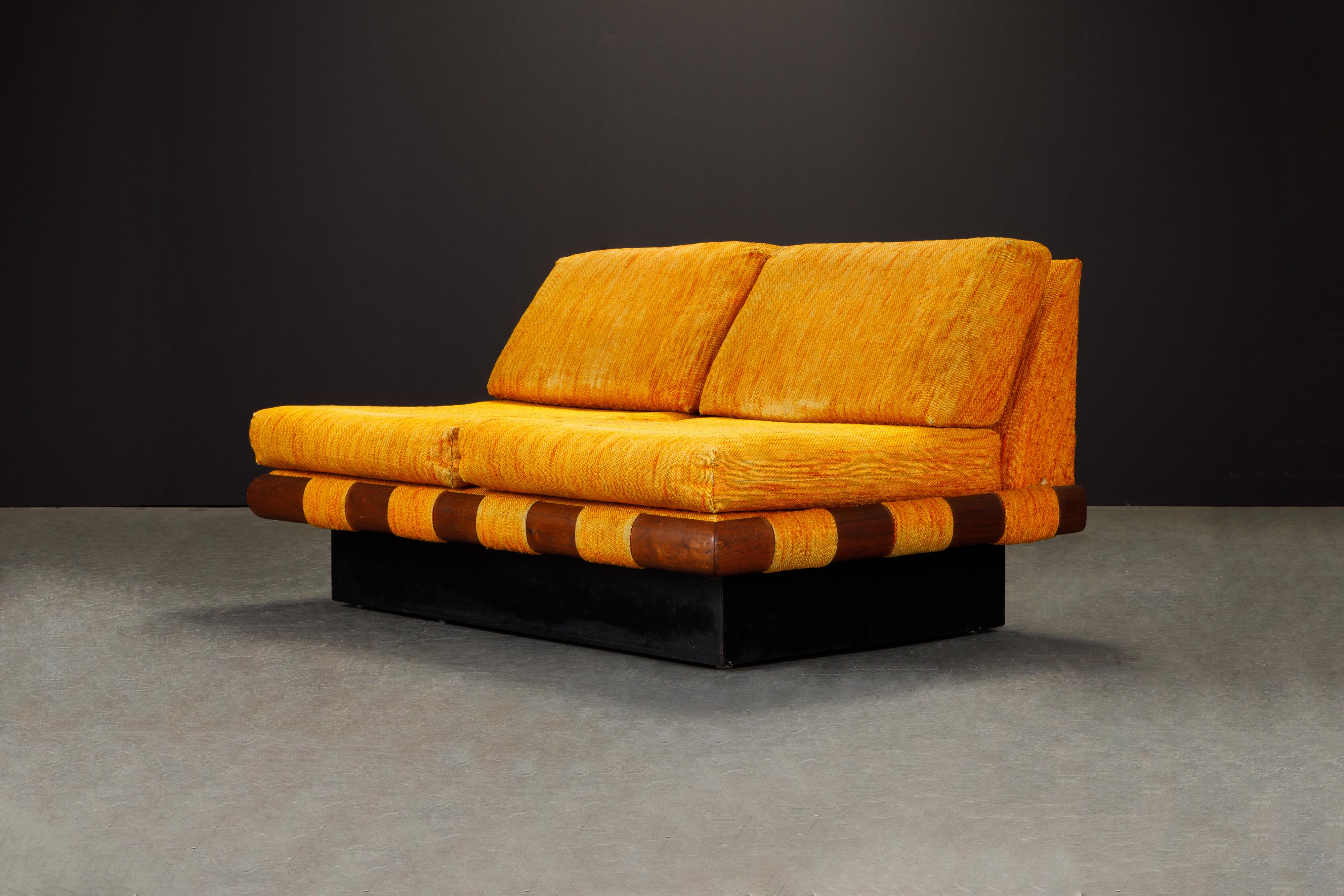 Loveseat Sofa by Adrian Pearsall for Craft Associates, circa 1960s 4