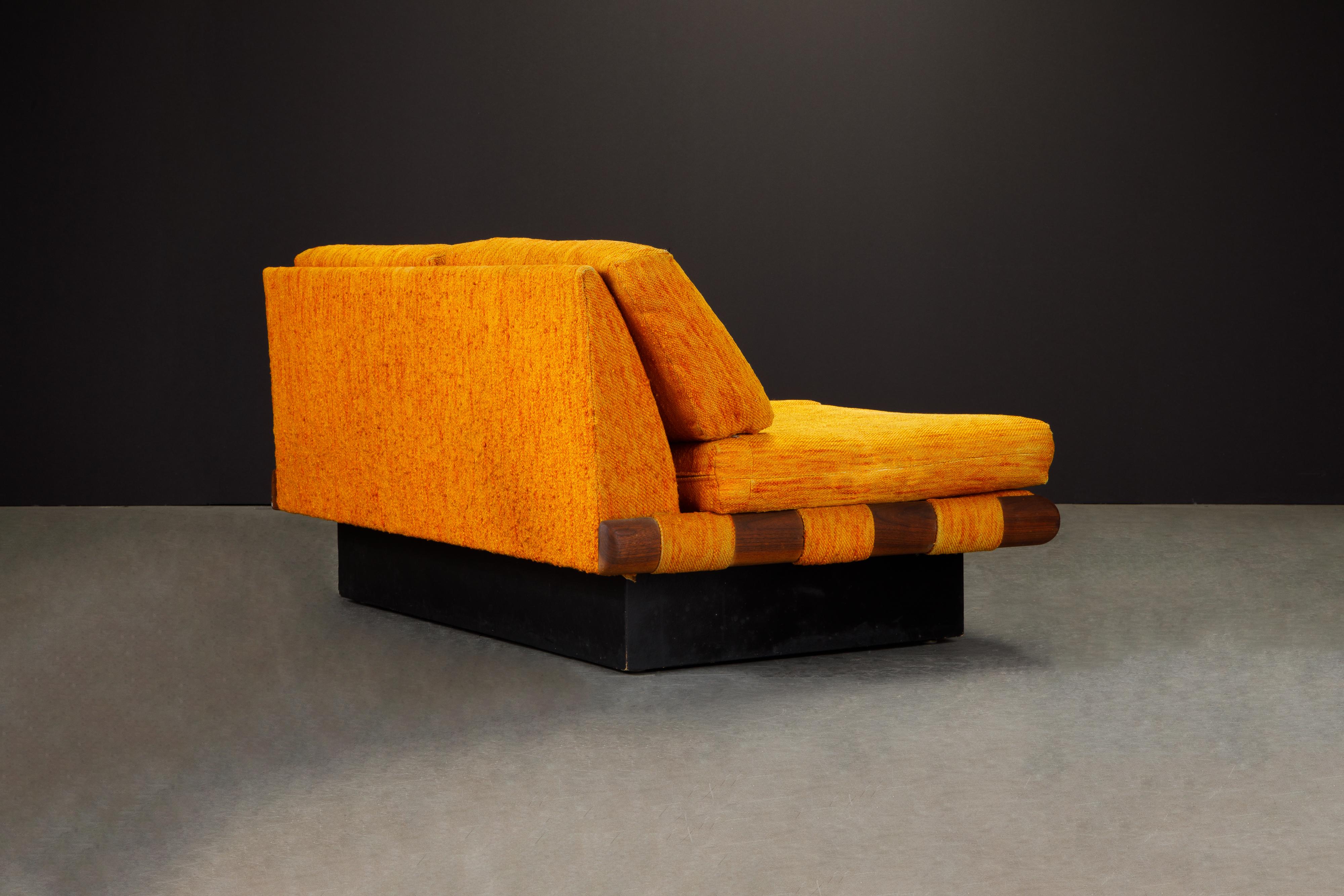 Mid-20th Century Loveseat Sofa by Adrian Pearsall for Craft Associates, circa 1960s