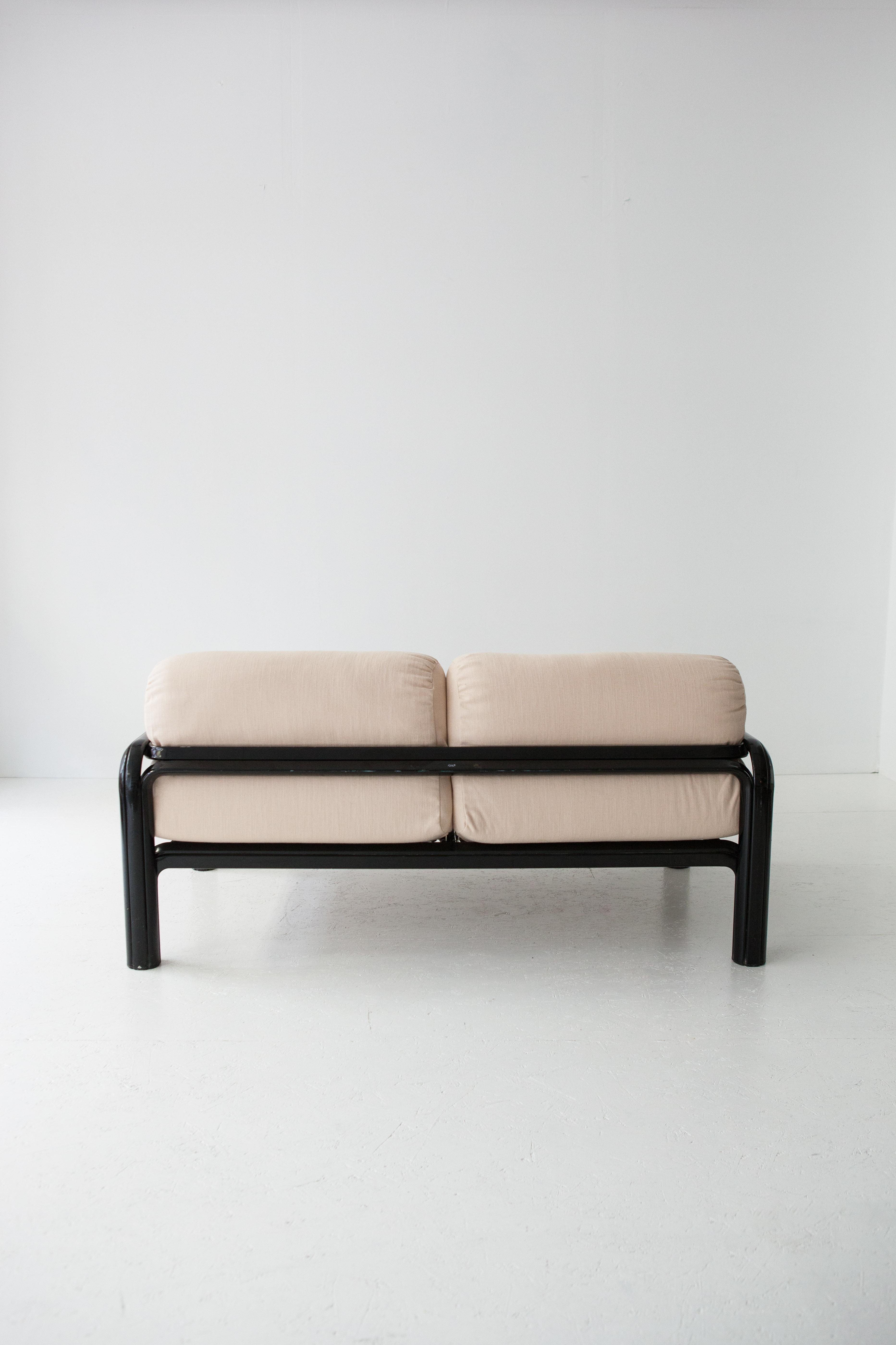 Loveseat sofa by Gae Aulenti for Knoll, 1970s For Sale 3