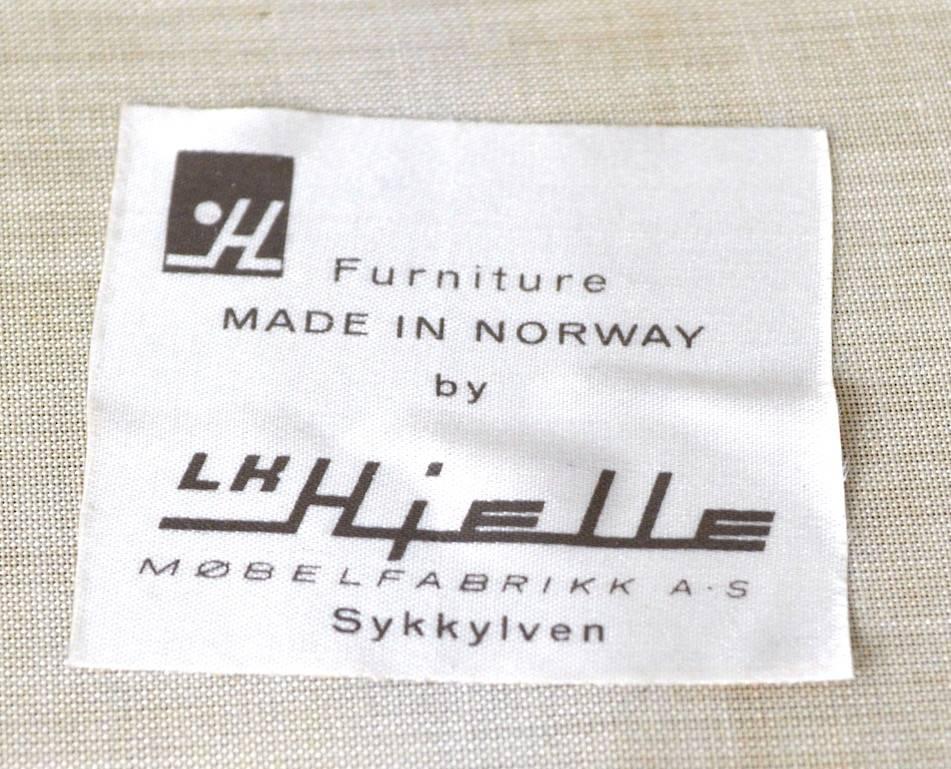 Scandinavian Modern Loveseat Sofa by LK Hjelle Made in Norway