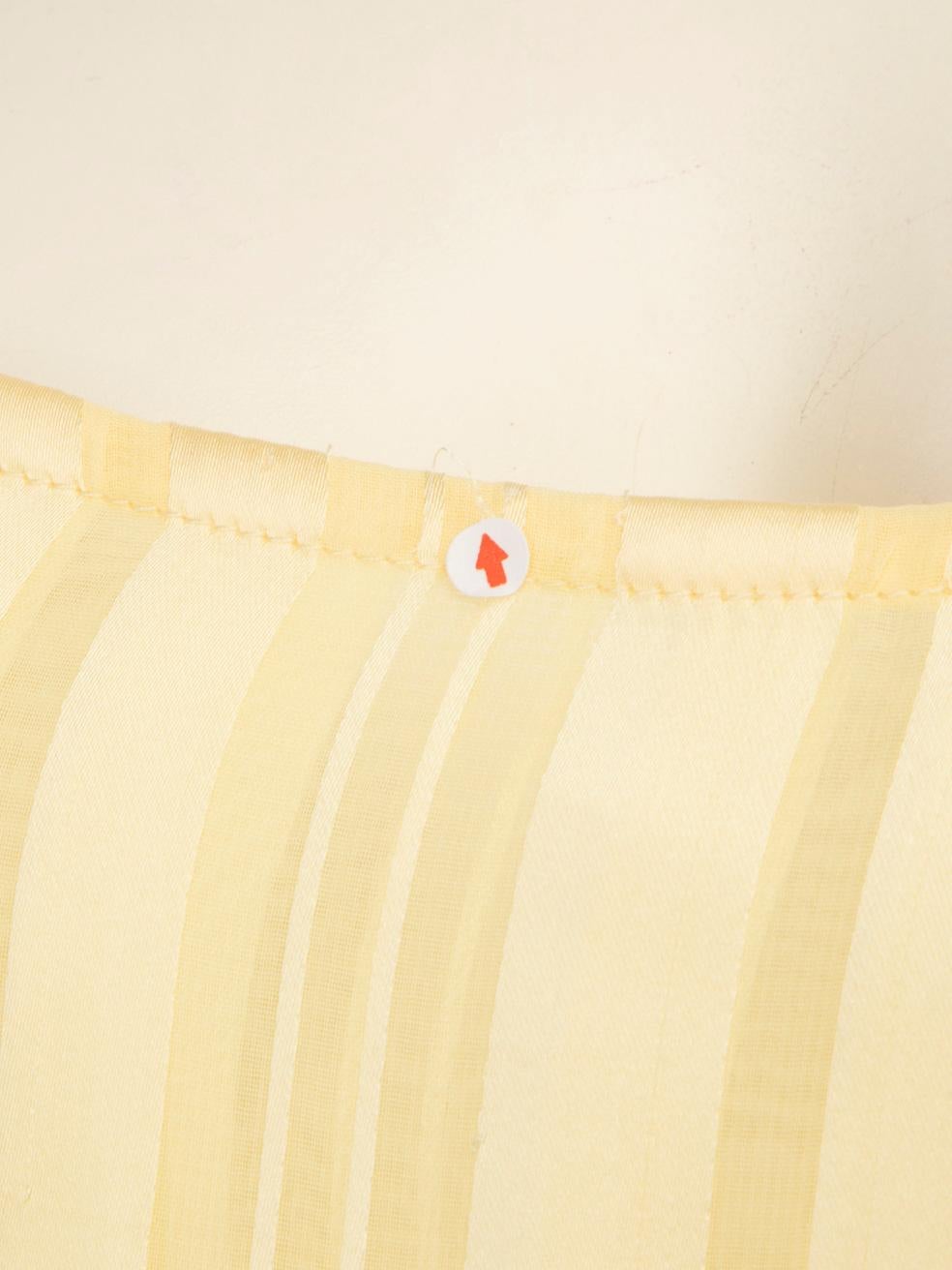  LoveShackFancy Robe Darralis jaune doux Taille XXS Pour femmes 