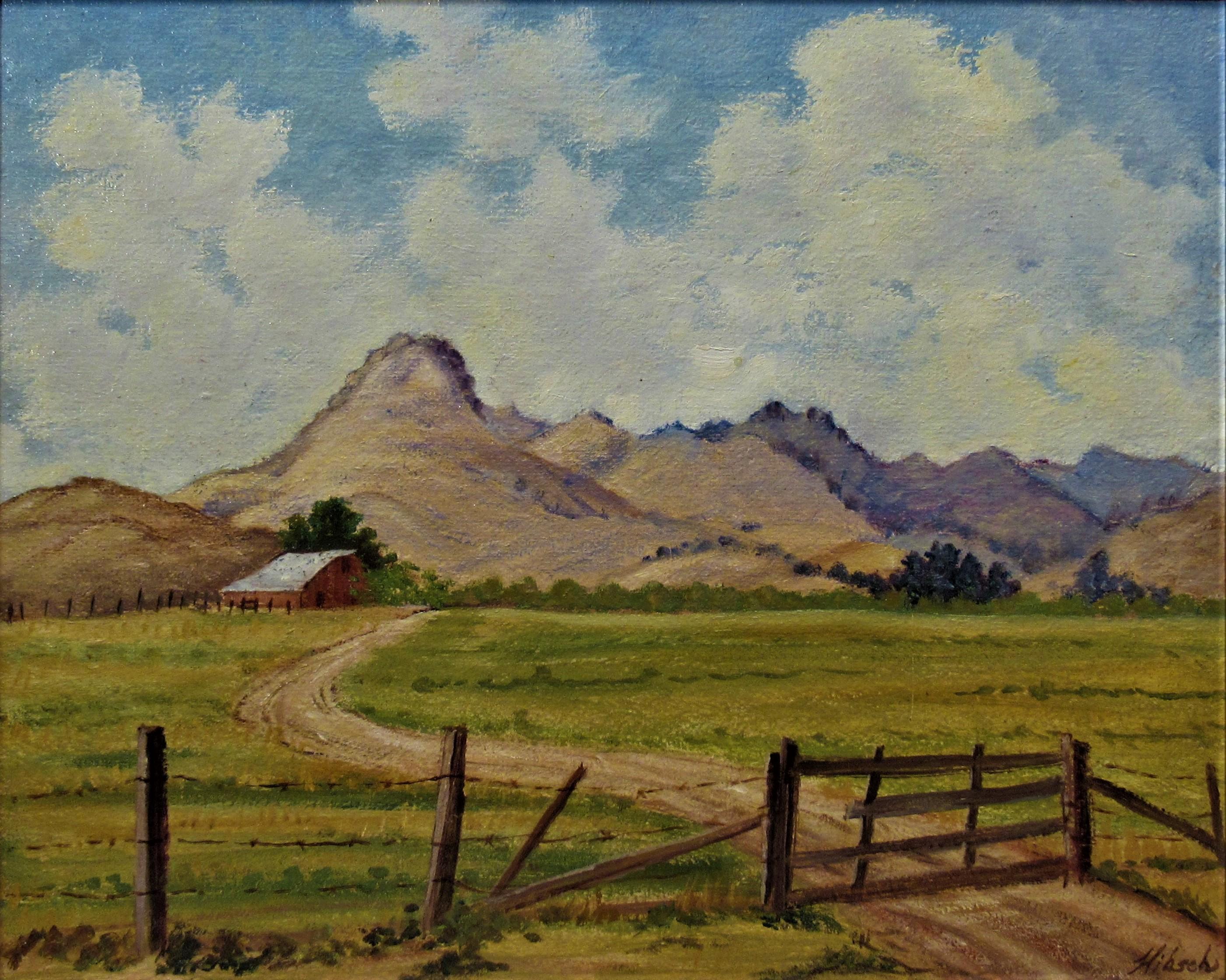 Sutter Buttes - Painting by Loveta Randall Hibsch
