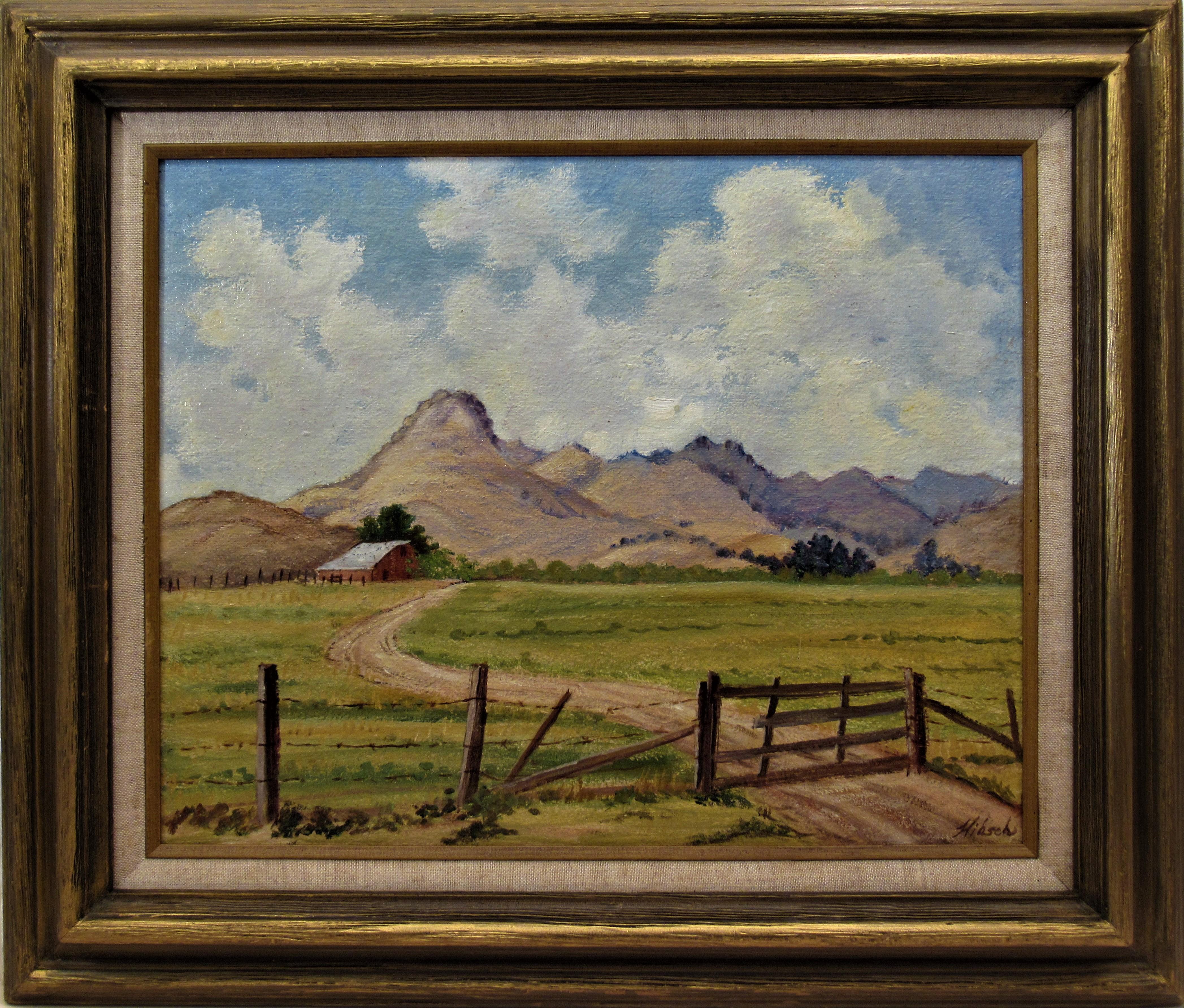 Loveta Randall Hibsch Figurative Painting - Sutter Buttes