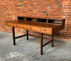 Lovig Dansk "Flip Top" Desk Scandinavian Design Circa 1970s