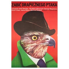 Lovind o Pasare de Prada 1984 Polish B1 Film Poster, Kalkus