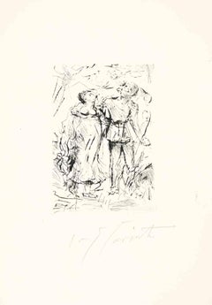 Les âges de l'homme - Gravure à l'eau-forte de Lovis Corinth - 1925