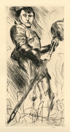 Gravure originale « Der Heilige Georg »