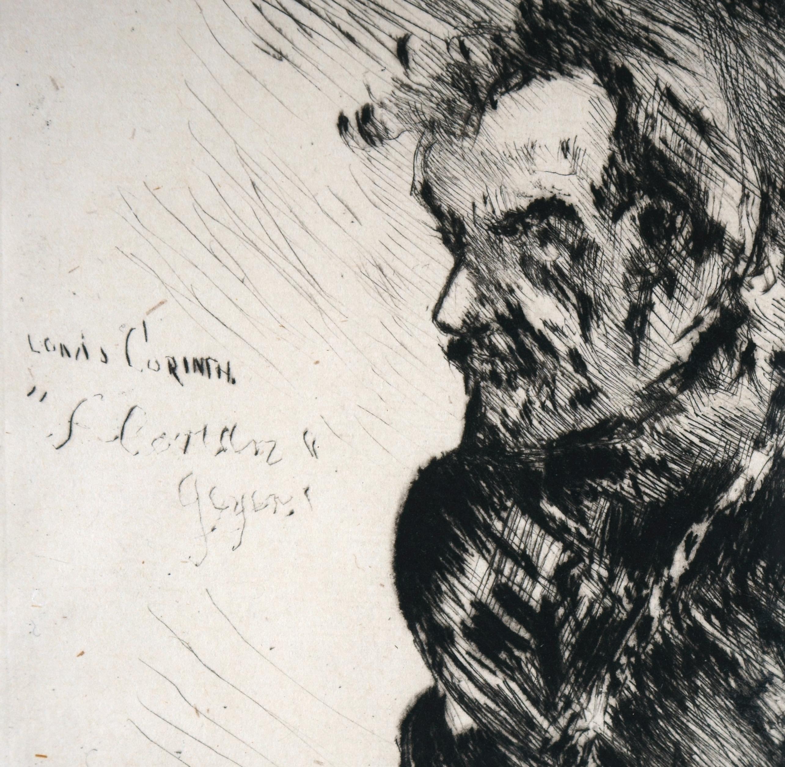 Rudolf v. Rittner en tant que Florian Geyer - Dernier homme debout - - Print de Lovis Corinth