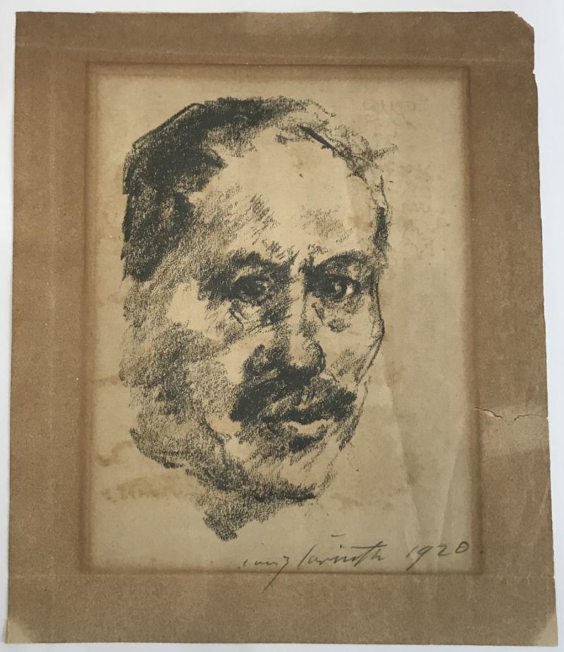 Selbstporträt  Selbstbildnis, 1920 – Print von Lovis Corinth