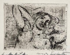 untitled (Female Nude) by Lovis Corinth