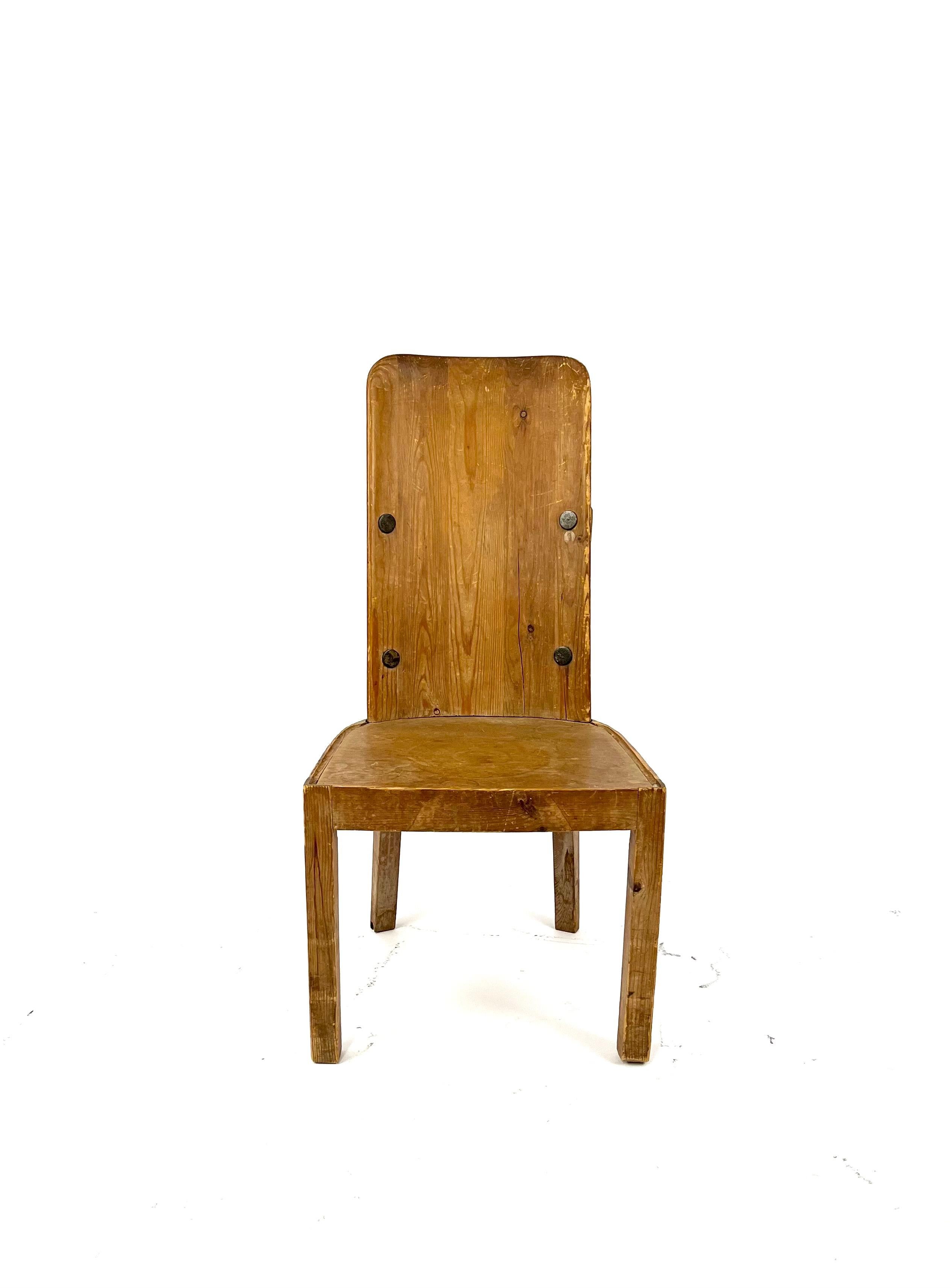 Lovö chair by Axel Einar Hjort for Nordiska Kompaniet 1930s In Fair Condition For Sale In Stockholm, SE