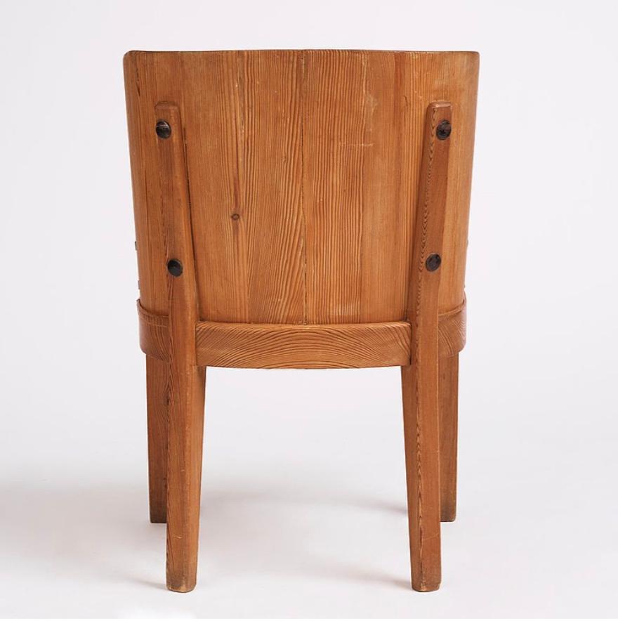 Mid-20th Century ‘Lovö’ Chair by Axel Einar Hjorth For Sale