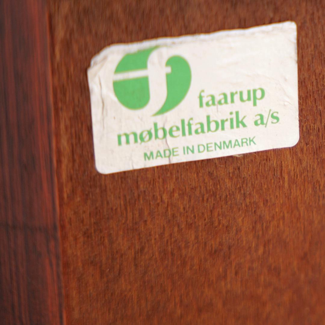 Credenza moderna danese in palissandro degli anni '70 di Faarup Mobelfabrik in vendita 6