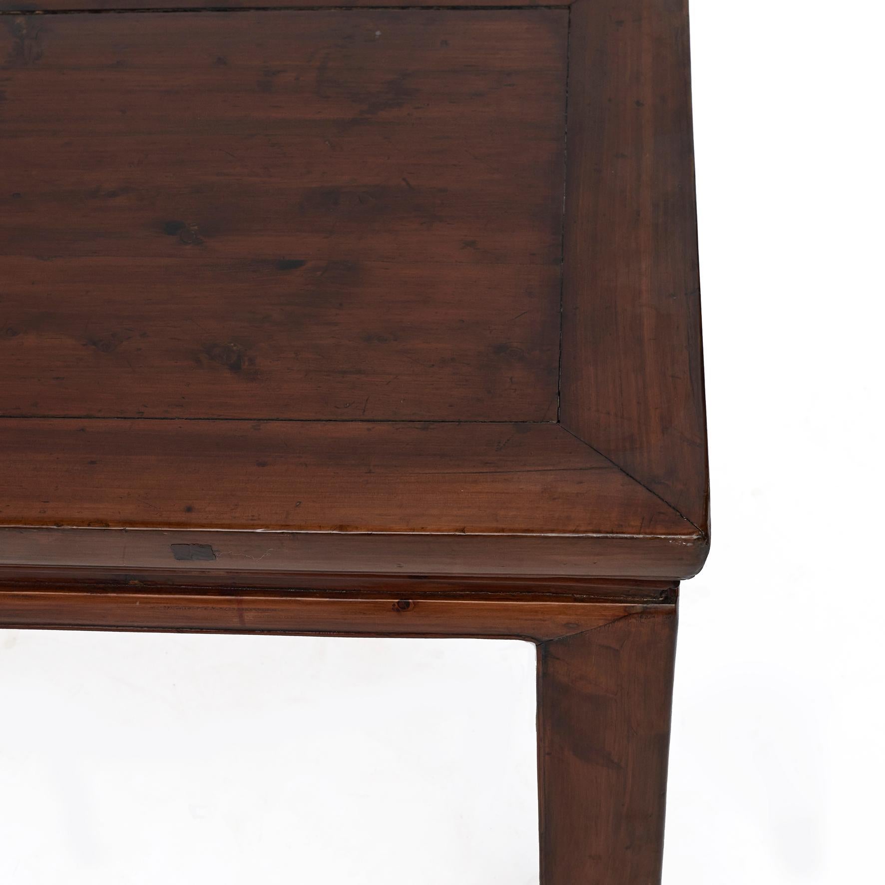 Fruitwood Low 19th Century Ming Style Altar Console Table
