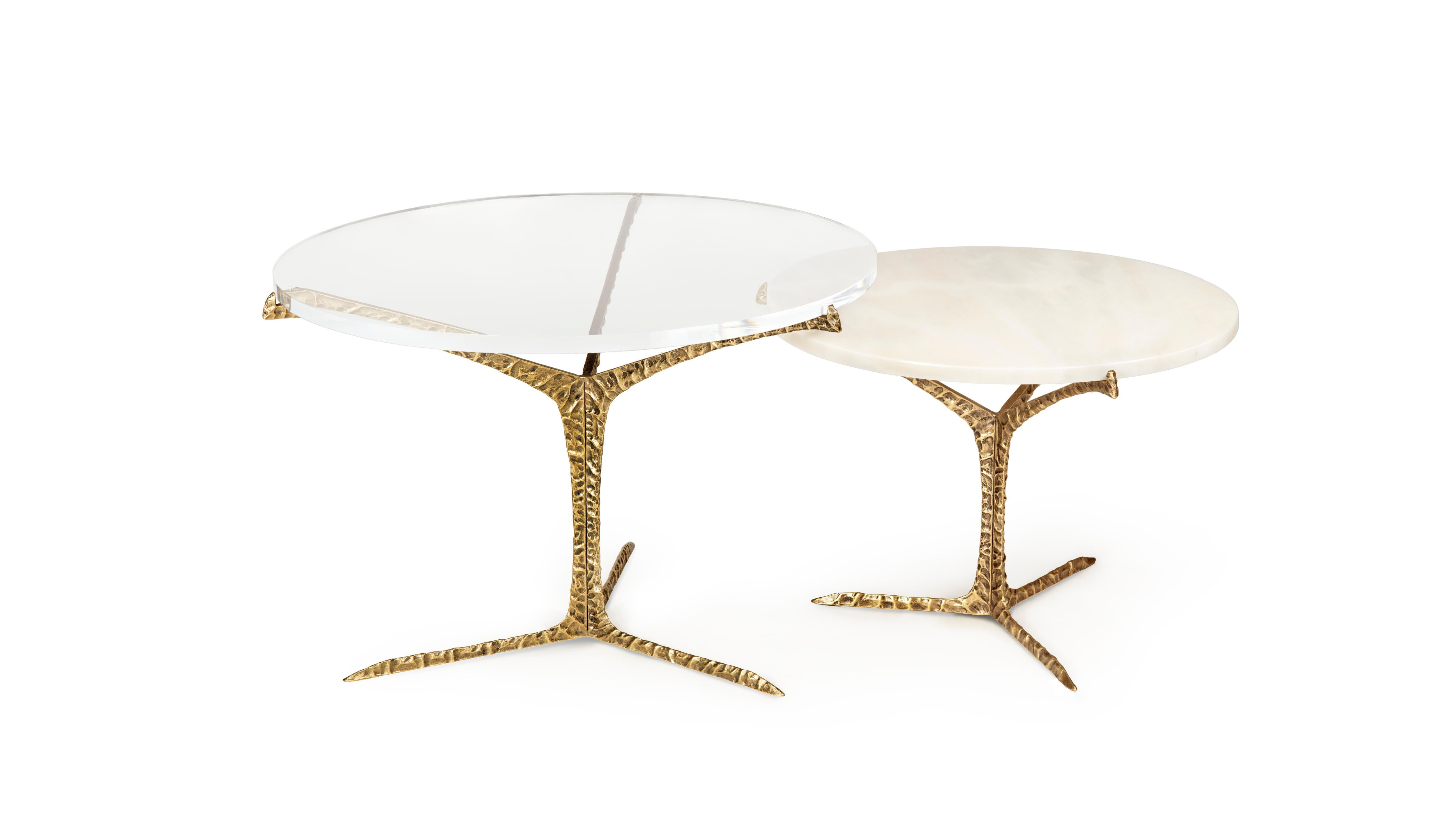Postmoderne Table basse en marbre Alentejo Estremoz d'InsidherLand en vente