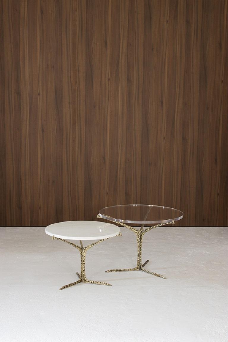 Portugais Table basse en marbre Alentejo Estremoz d'InsidherLand en vente