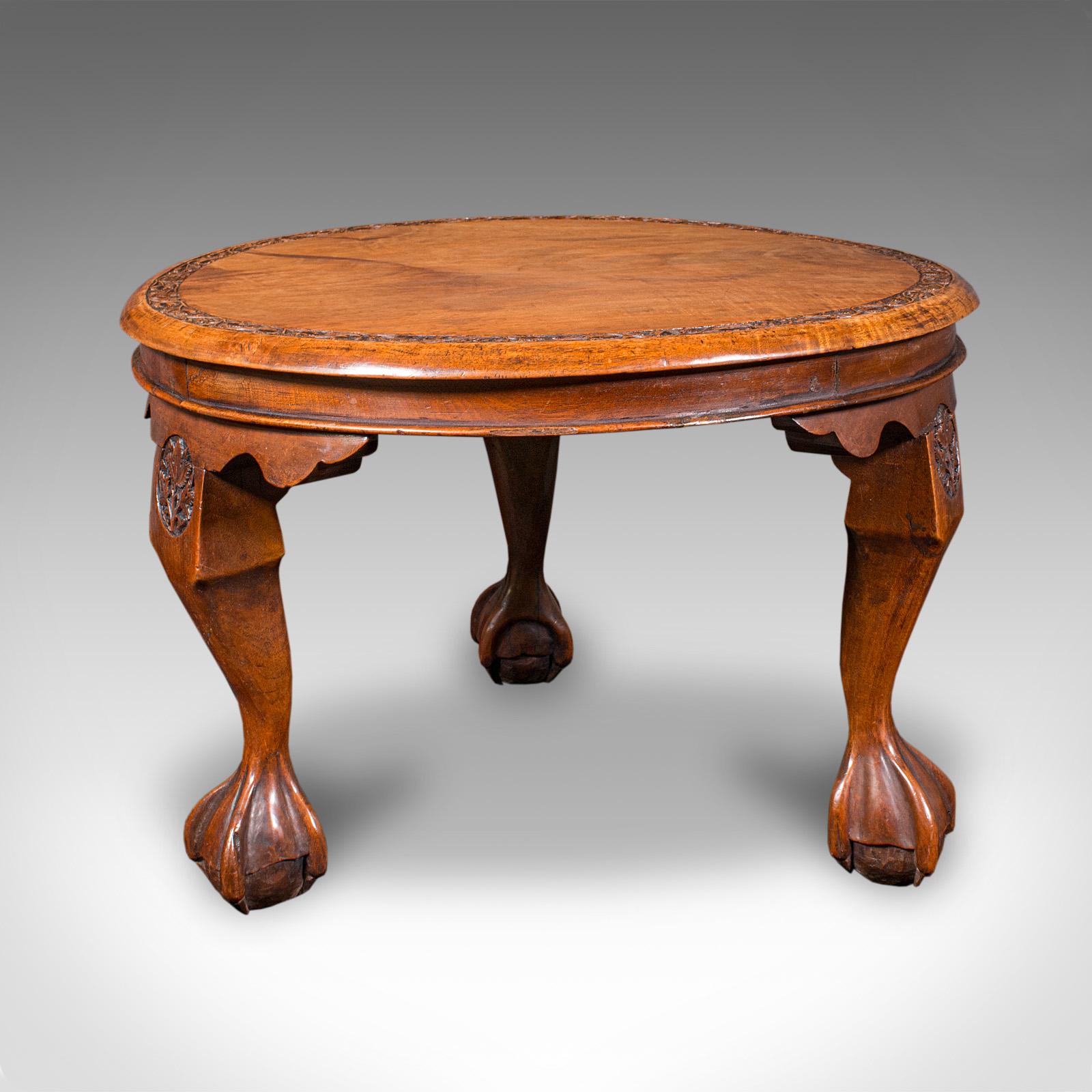 Low Antique Lamp Table, English, Afternoon Tea, Side, Wine, Victorian Circa 1890 (Spätviktorianisch) im Angebot
