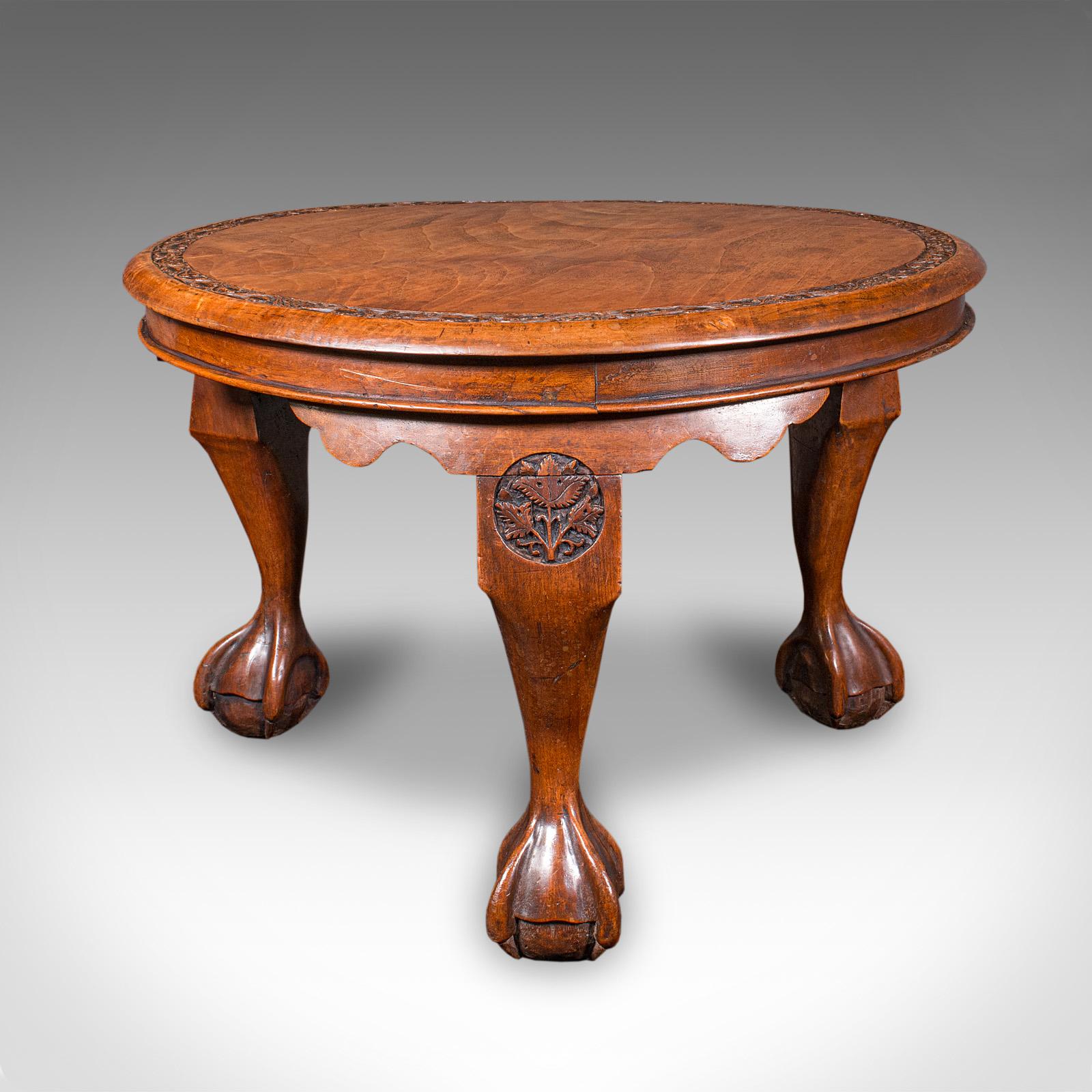Low Antique Lamp Table, English, Afternoon Tea, Side, Wine, Victorian Circa 1890 (Britisch) im Angebot