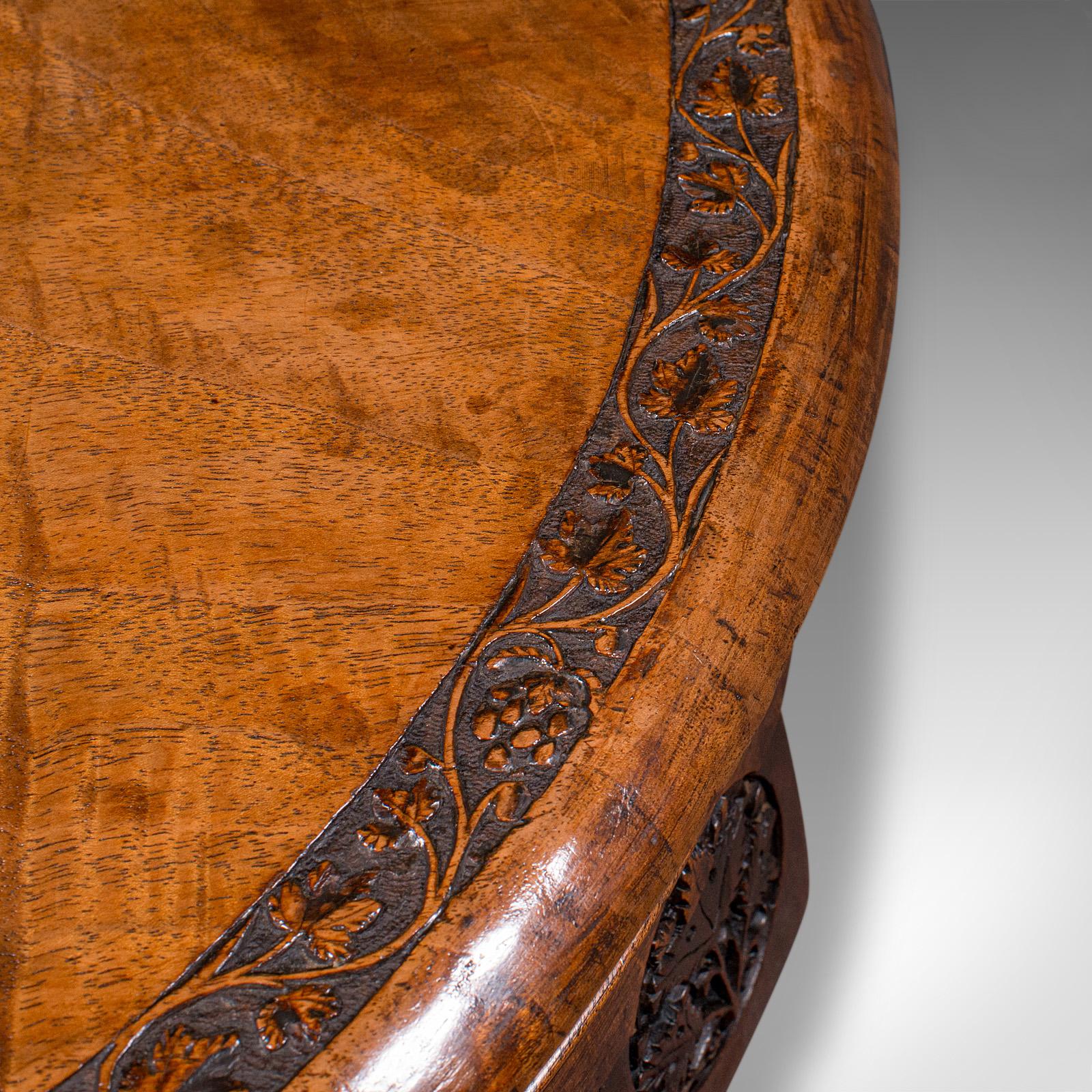 Low Antique Lamp Table, English, Afternoon Tea, Side, Wine, Victorian Circa 1890 im Angebot 1