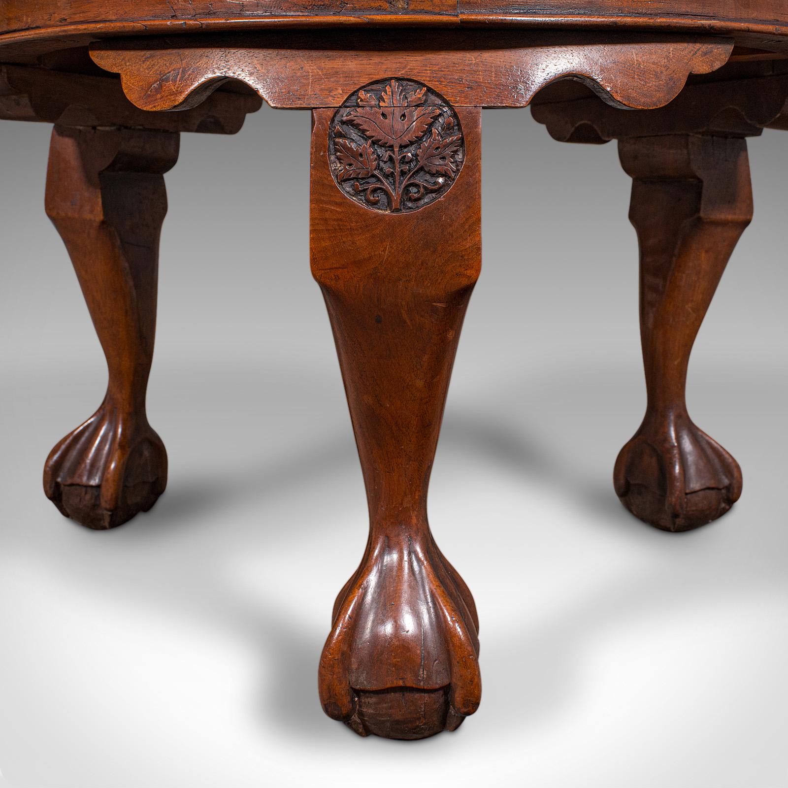 Low Antique Lamp Table, English, Afternoon Tea, Side, Wine, Victorian Circa 1890 im Angebot 2