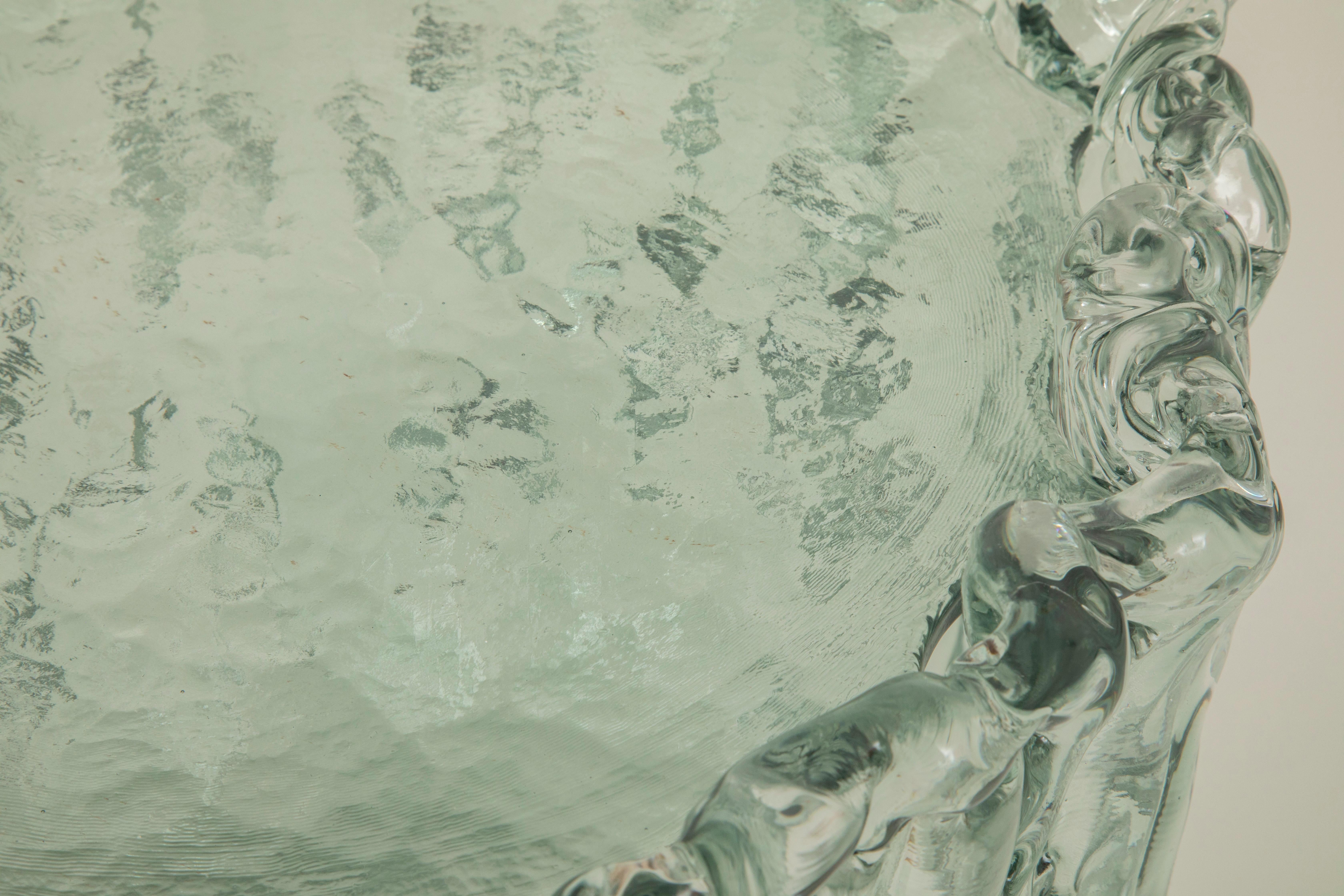 XXI secolo e contemporaneo Tavolino basso in vetro Aqua, di Tokujin Yoshioka, in offerta in vendita