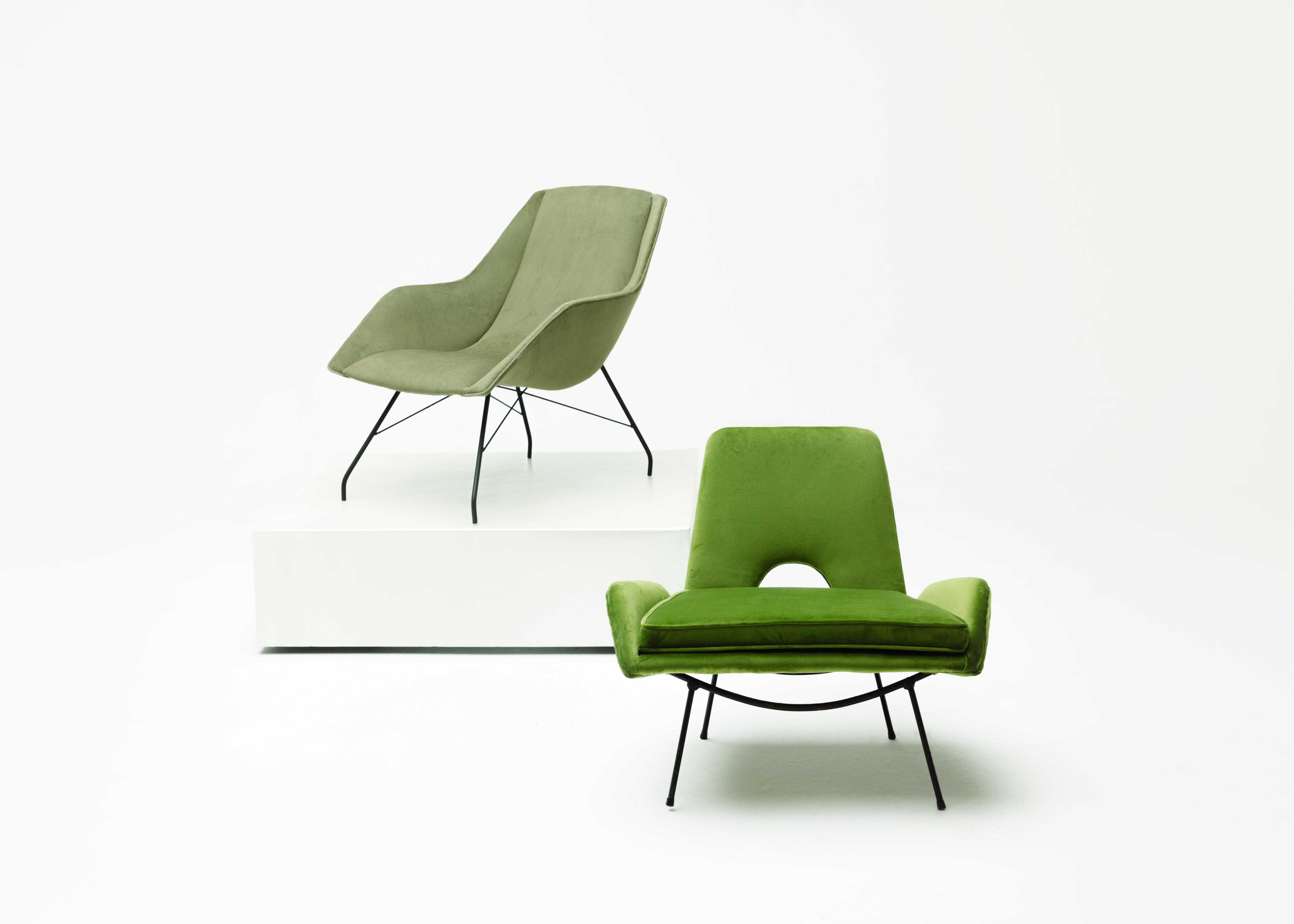 Niedriger Sessel von Carlo Hauner und Martin Eisler, brasilianisches Midcentury-Design im Zustand „Gut“ im Angebot in New York, NY