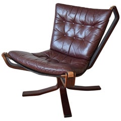 Low-Back Danish Falcon Chair, Sigurd Ressell, 1970s
