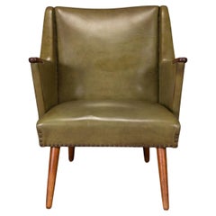 Low Back Danish Modern Lounge Sessel