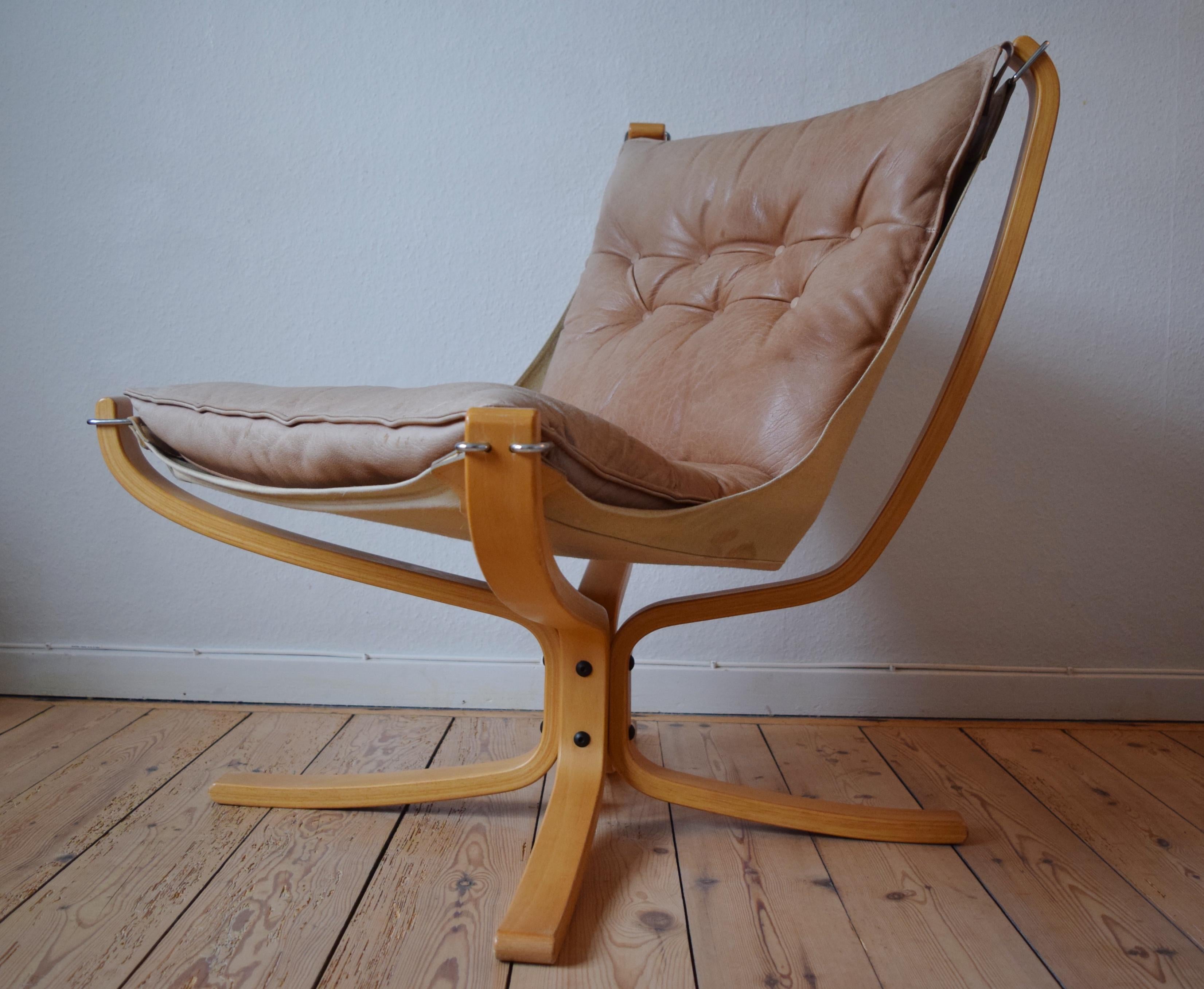 Low Back Falcon Chair by Sigurd Ressel for Vatne Møbler, 1970s 3