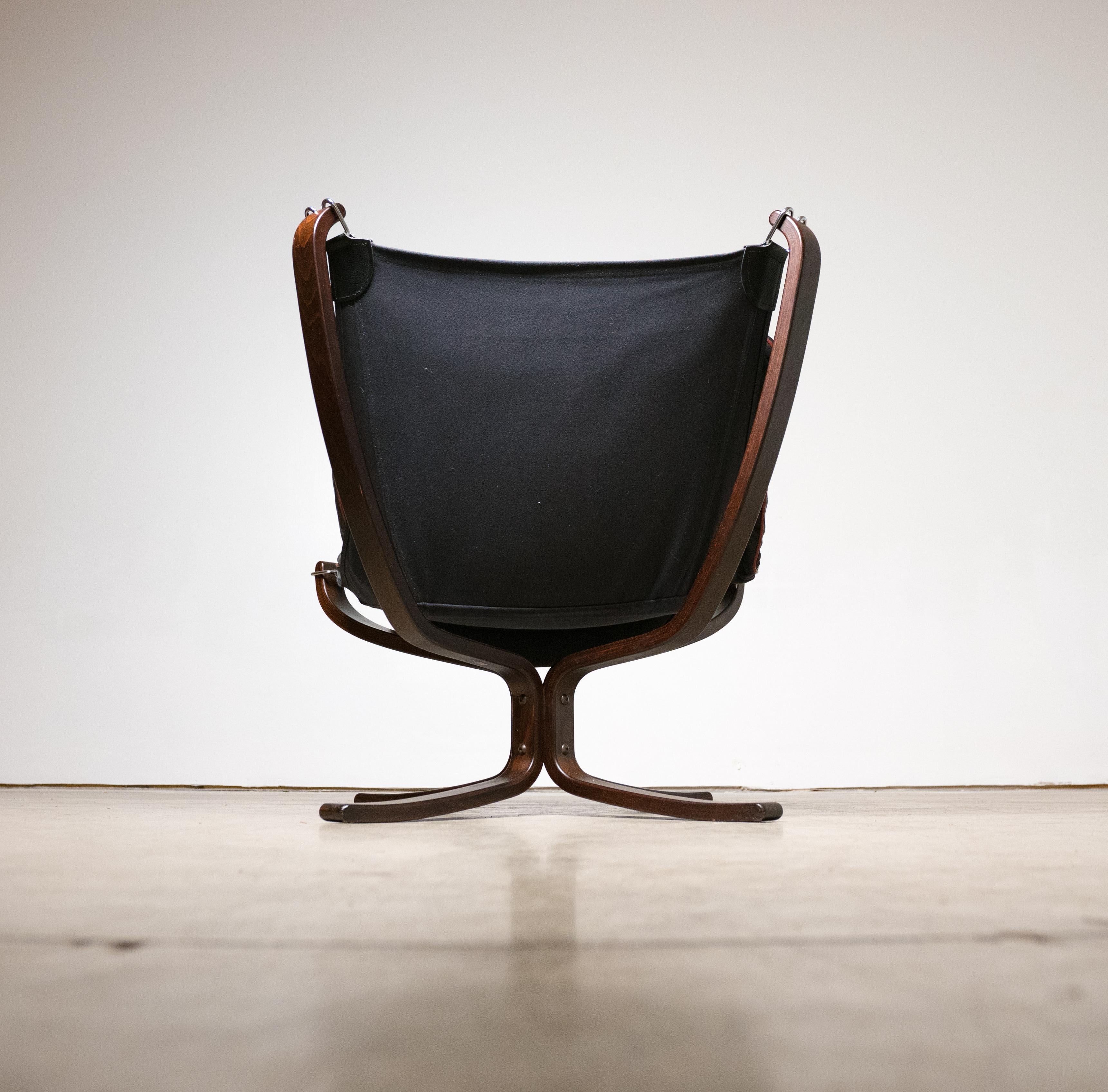 Mid-Century Modern  Low Back Falcon Sling Chairs by Sigurd Ressell for Vatne Mobler, Norway