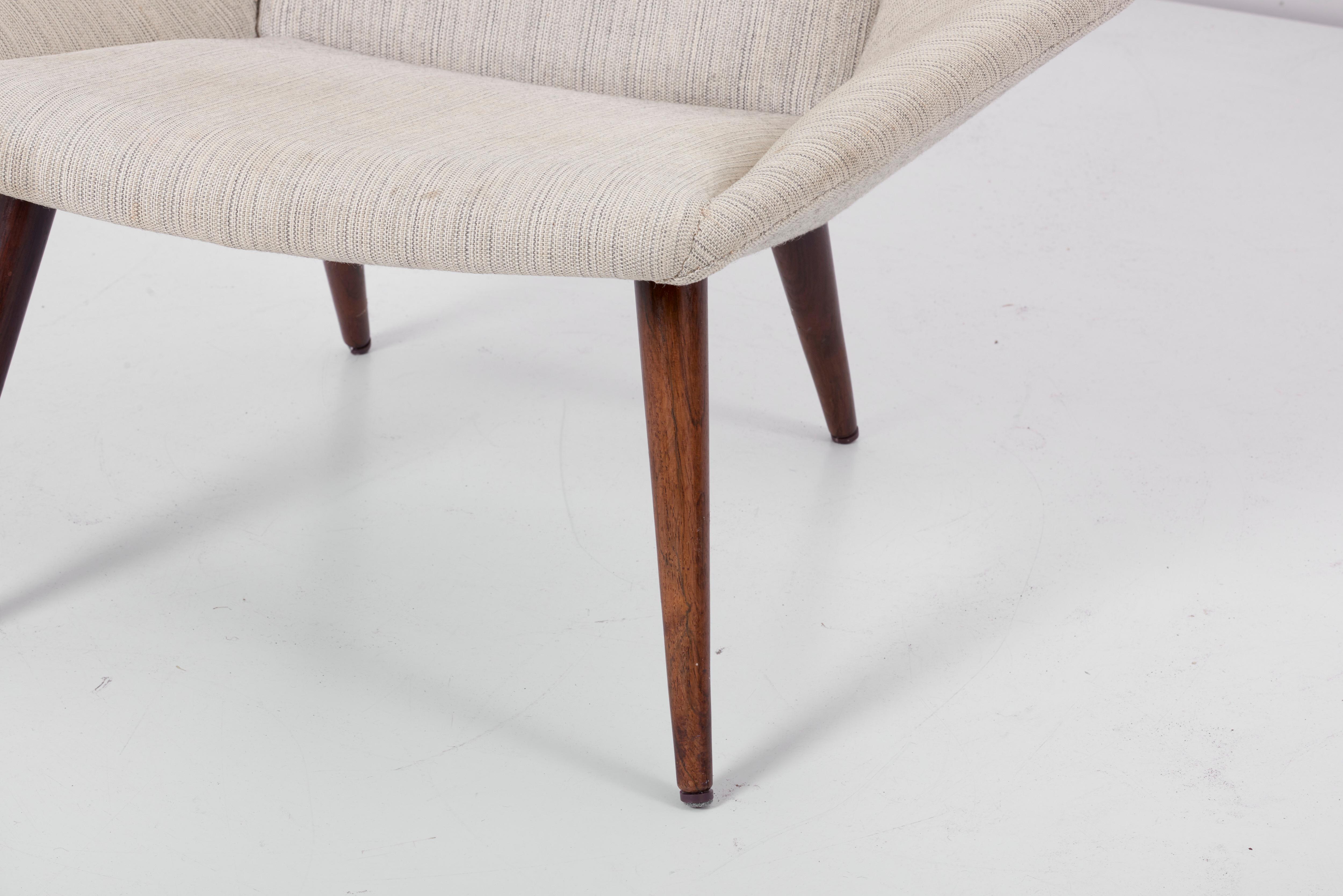 Low Back Lounge Chair 93 by Nanna Ditzel for Søren Willadsen, Denmark, 1950s 4