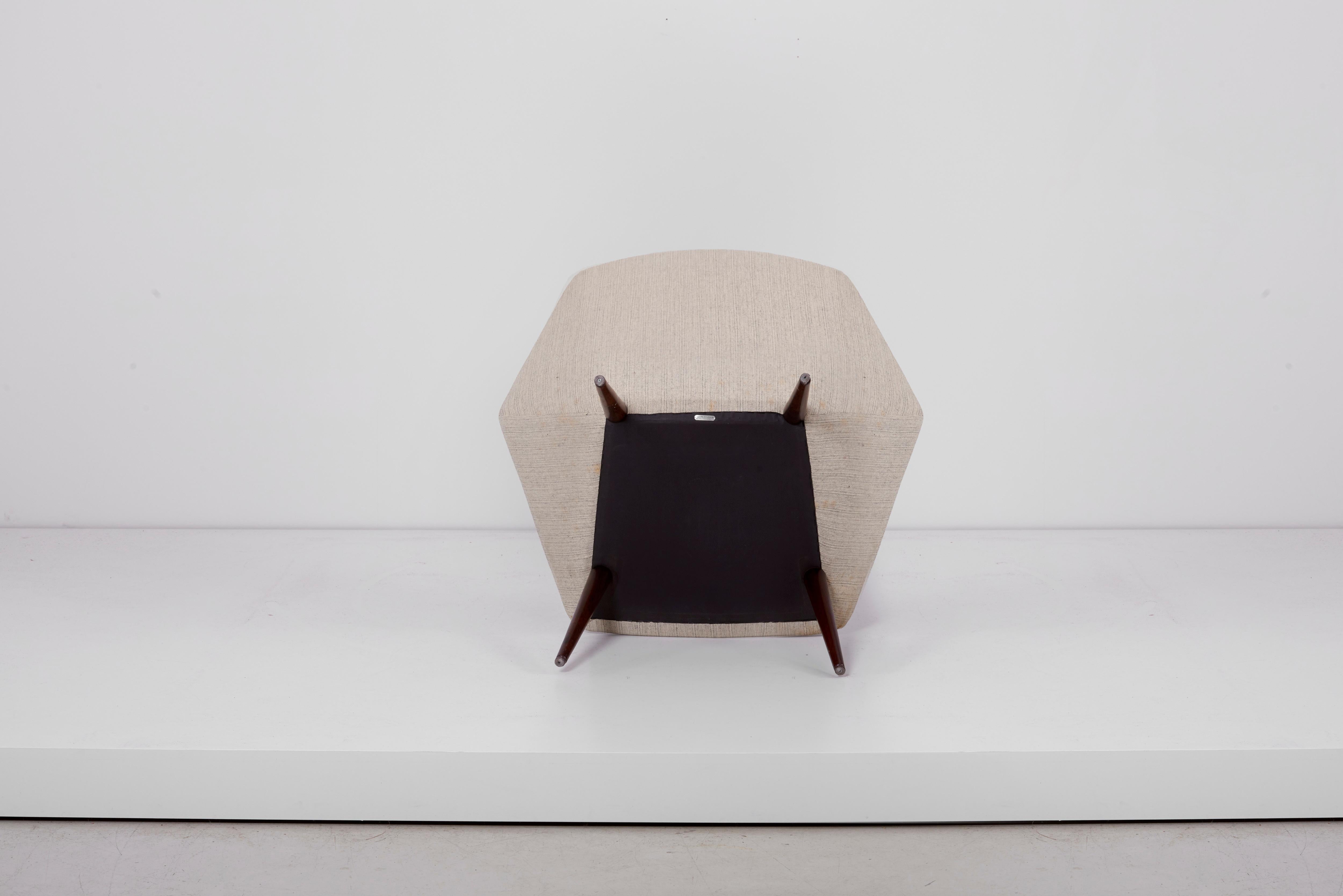 Low Back Lounge Chair 93 by Nanna Ditzel for Søren Willadsen, Denmark, 1950s 6