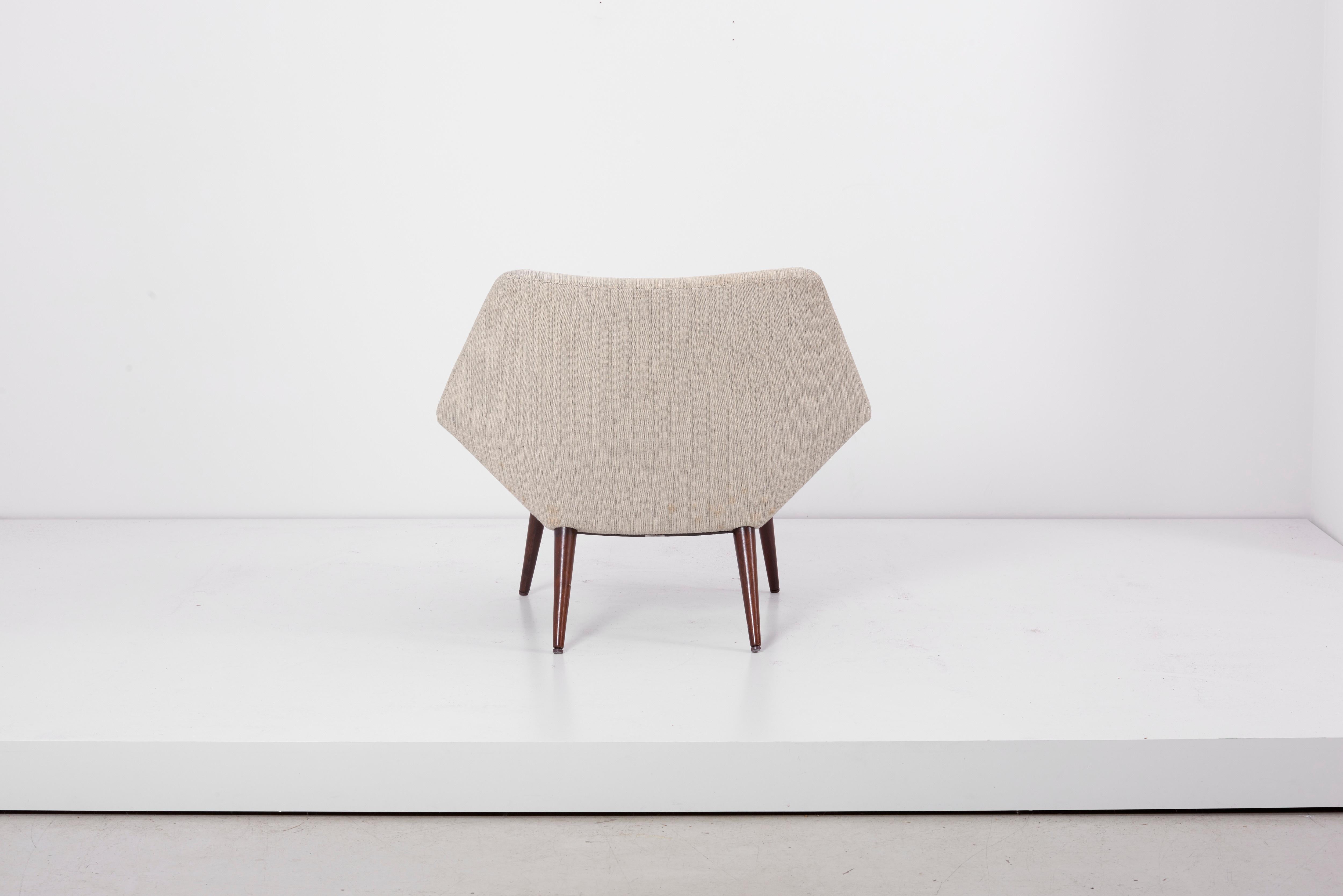 Danish Low Back Lounge Chair 93 by Nanna Ditzel for Søren Willadsen, Denmark, 1950s