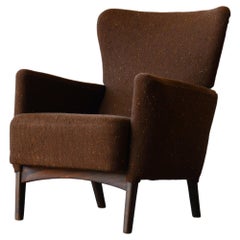 Retro Low Back Lounge Chair by Fritz Hansen, Denmark 1950's
