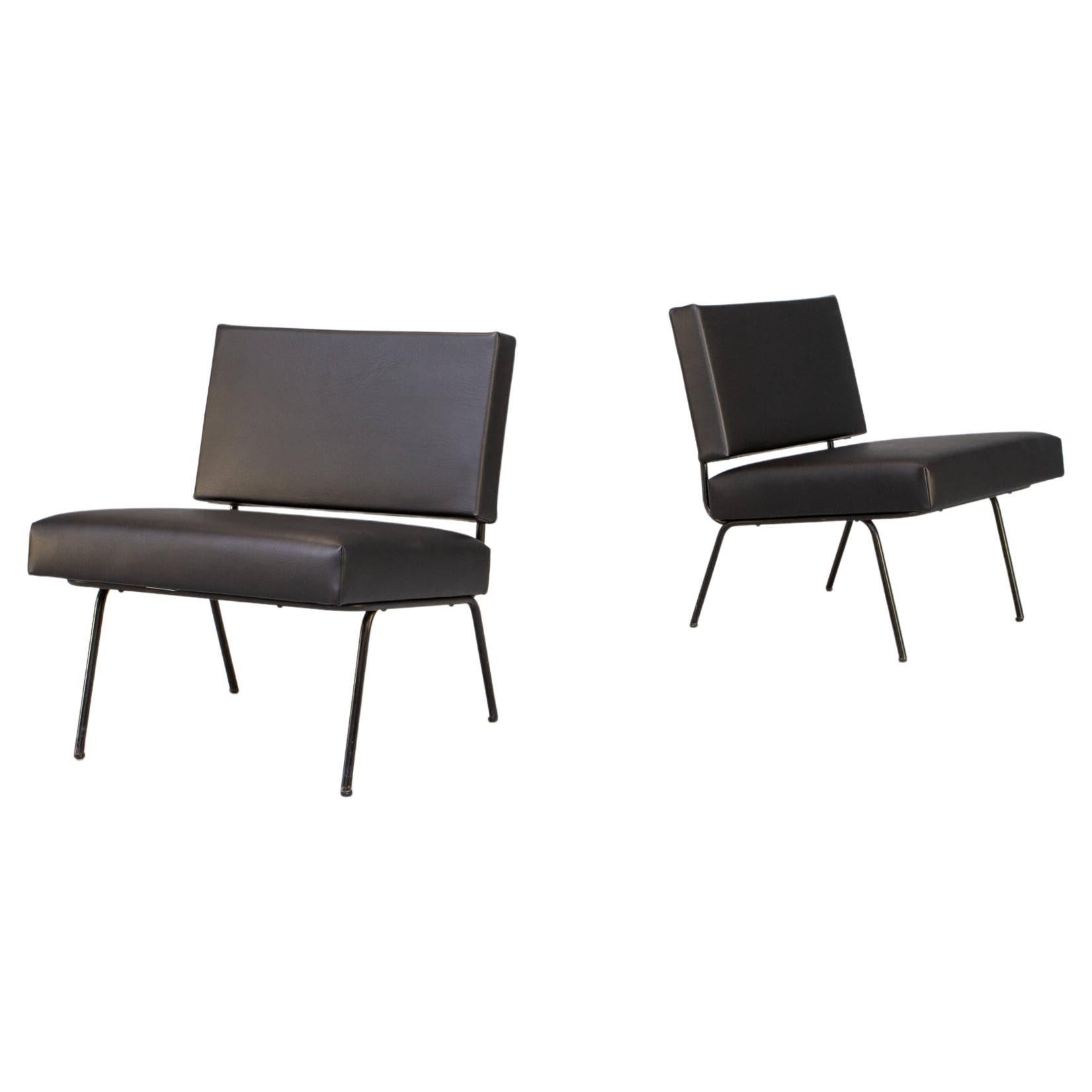 Low Back Lounge Chairs for Knoll International Set / 2 For Sale