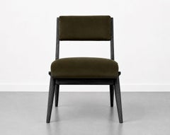 Low Back Parisiano Dining Chair in Blackout Oak by Stamford Modern