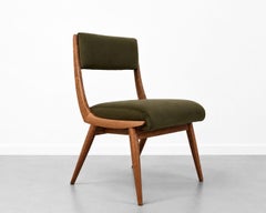 Low Back Parisiano Dining Chair in Natural Walnut by Stamford Modern