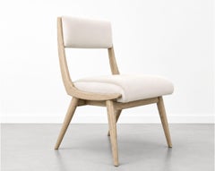 Low Back Parisiano Dining Chair in White Oak by Stamford Modern