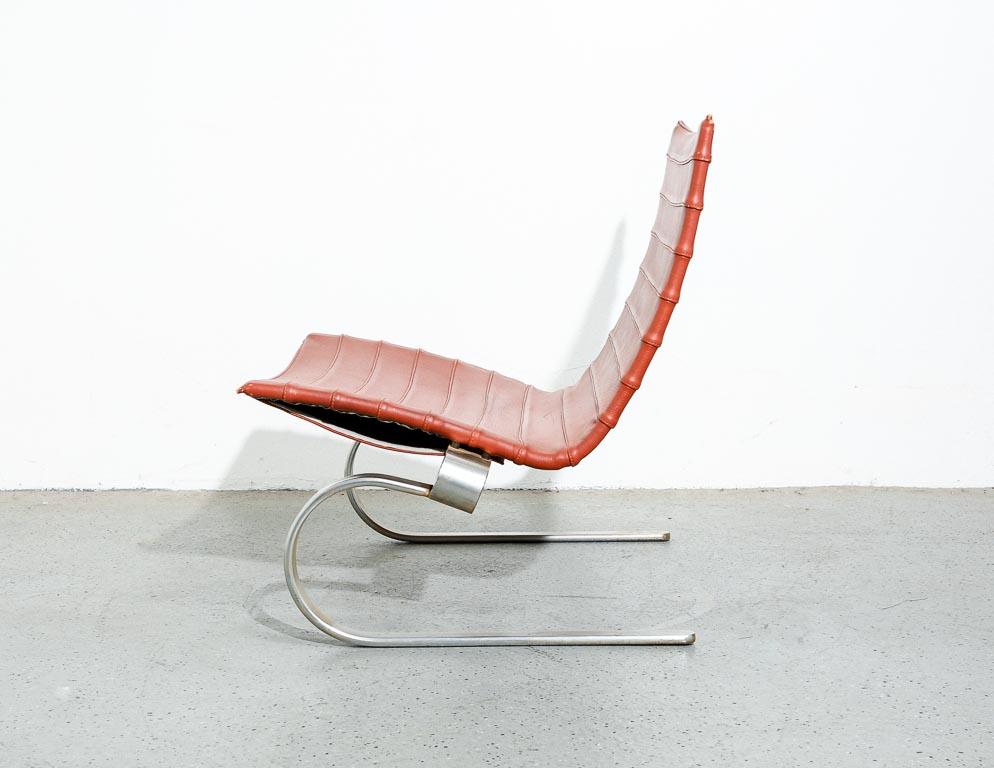 Mid-Century Modern Low back PK20 Lounge Chair by Poul Kjærholm for Fritz Hansen