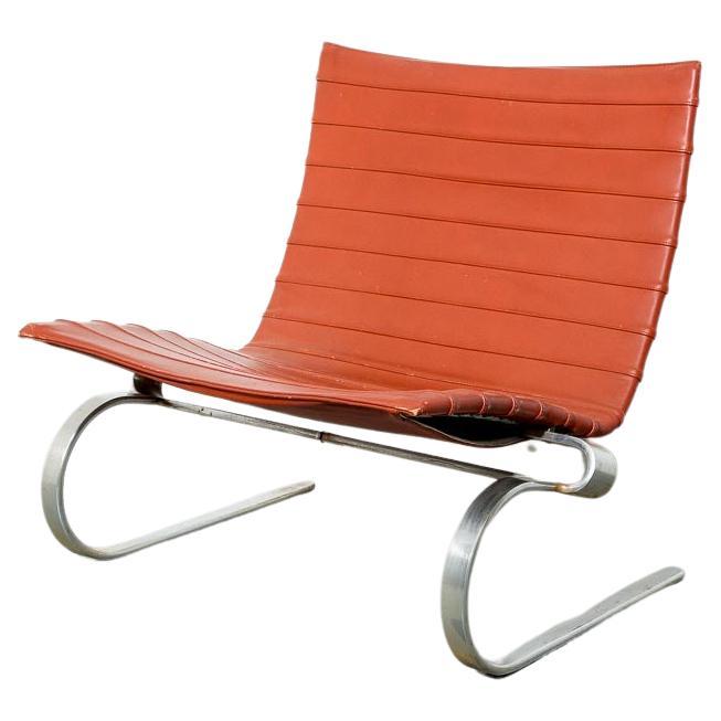 Low back PK20 Lounge Chair by Poul Kjærholm for Fritz Hansen
