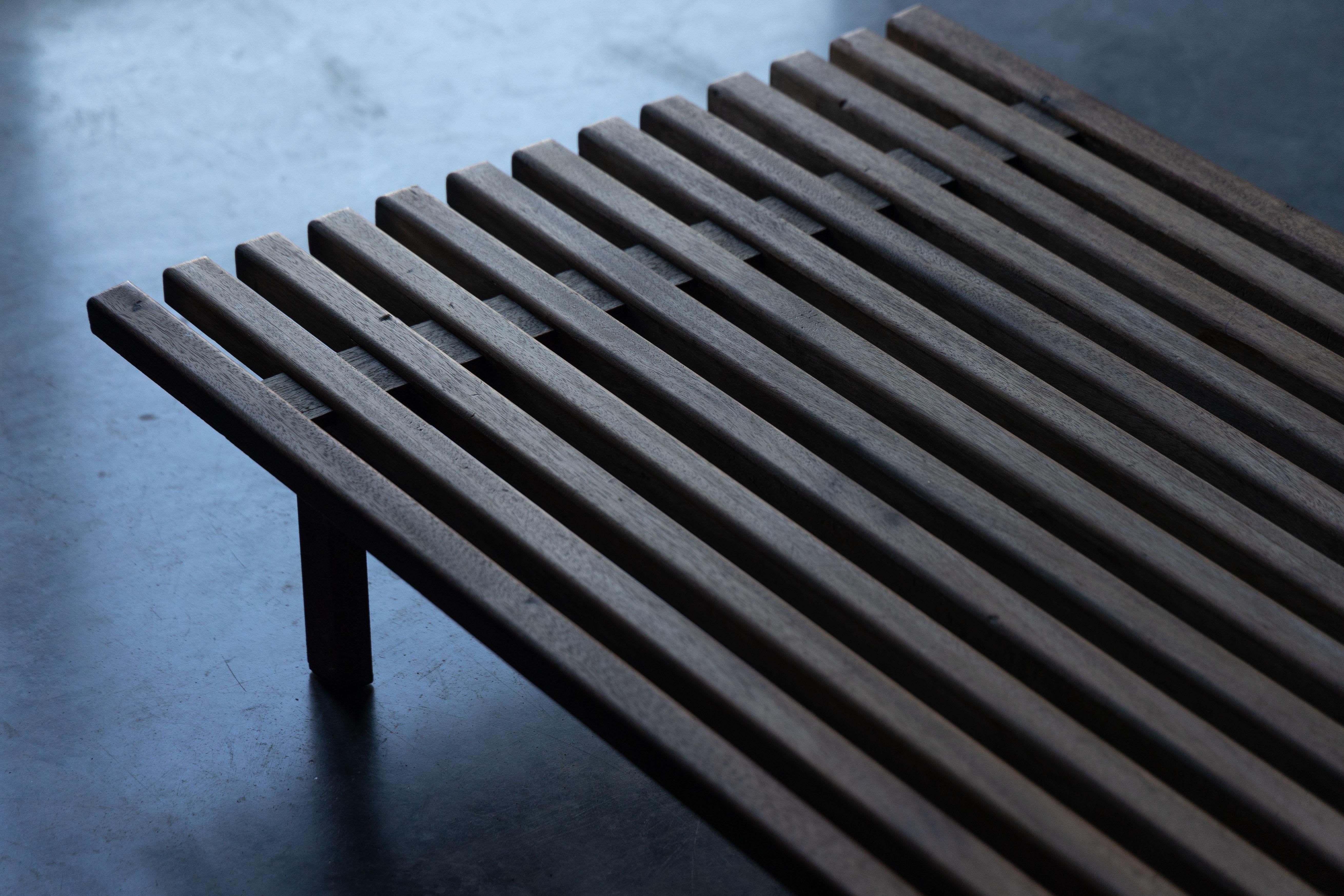 Low Bench by Charlotte Perriand for Cité Cansado, France, 1958 1