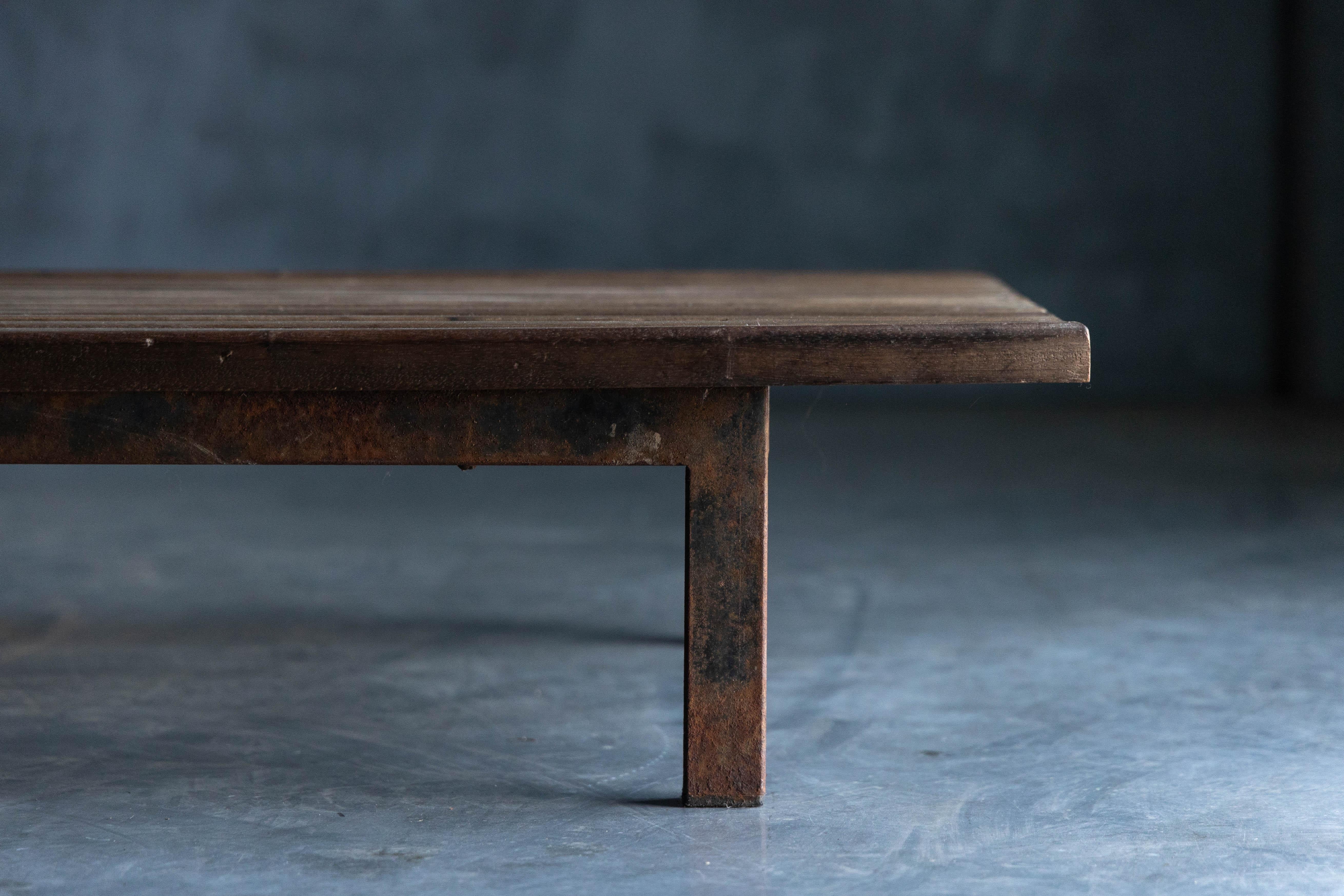 Low Bench by Charlotte Perriand for Cité Cansado, France, 1958 2