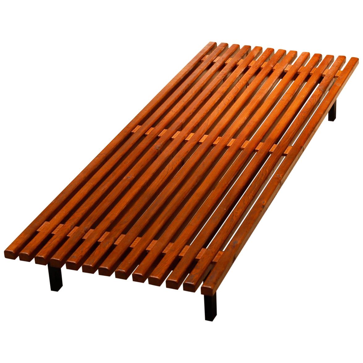 Low Bench from Cité Cansado by Charlotte Perriand