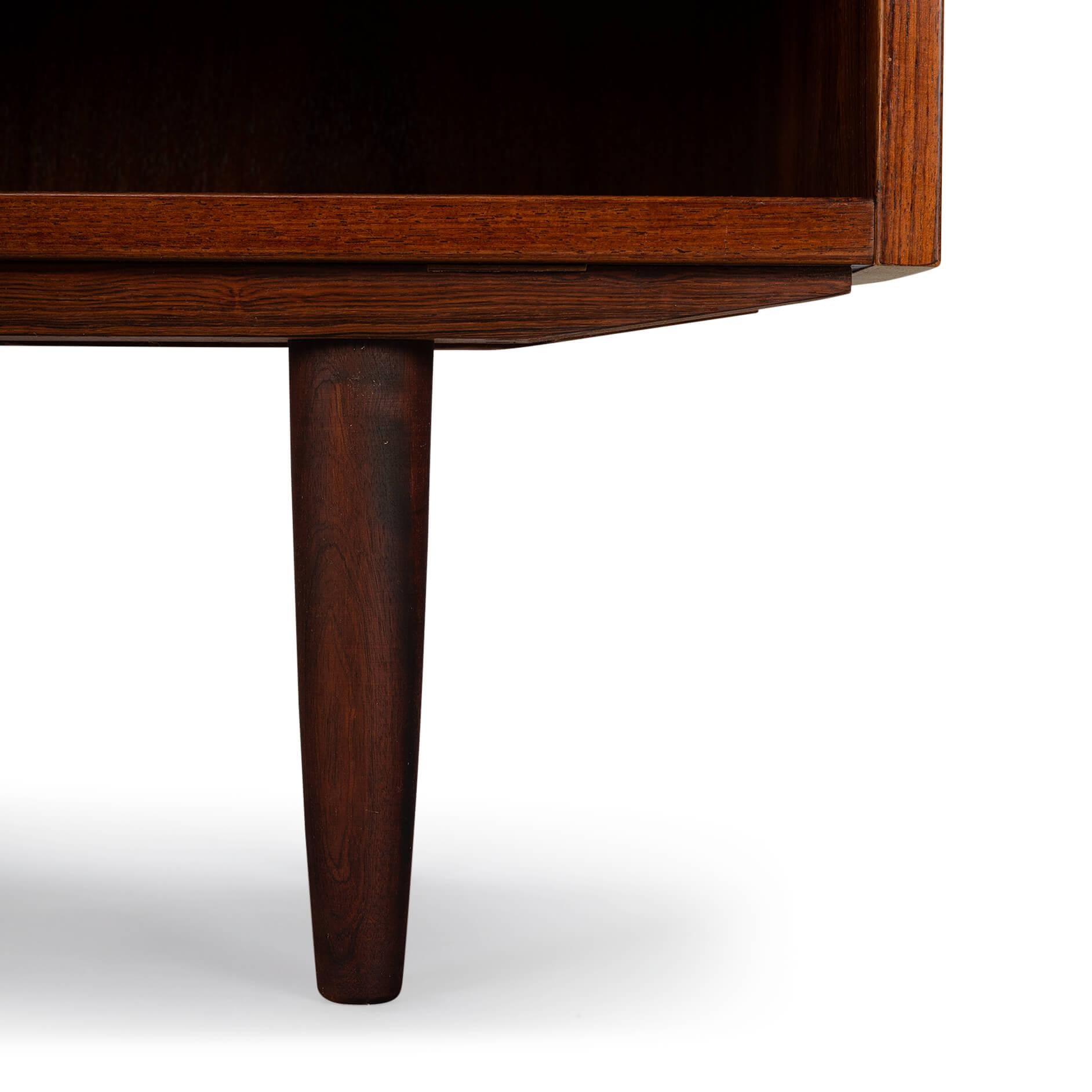Mid-Century Modern Low Bookcase and Display Cabinet by Carlo Jensen for Hundevad & Co, 1960s