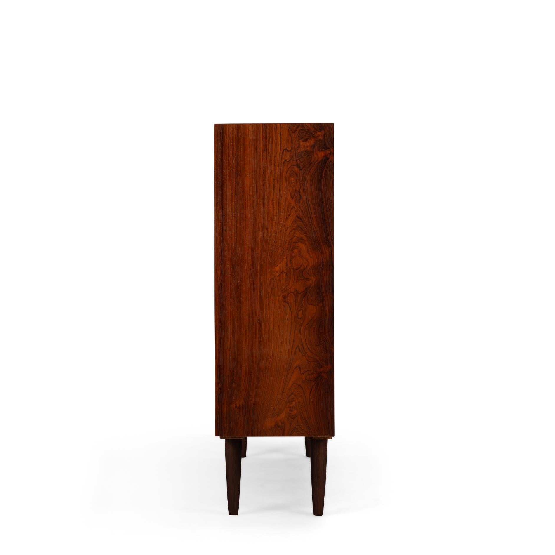 Mid-Century Modern Low Bookcase by Carlo Jensen for Hundevad & Co, 1960s For Sale