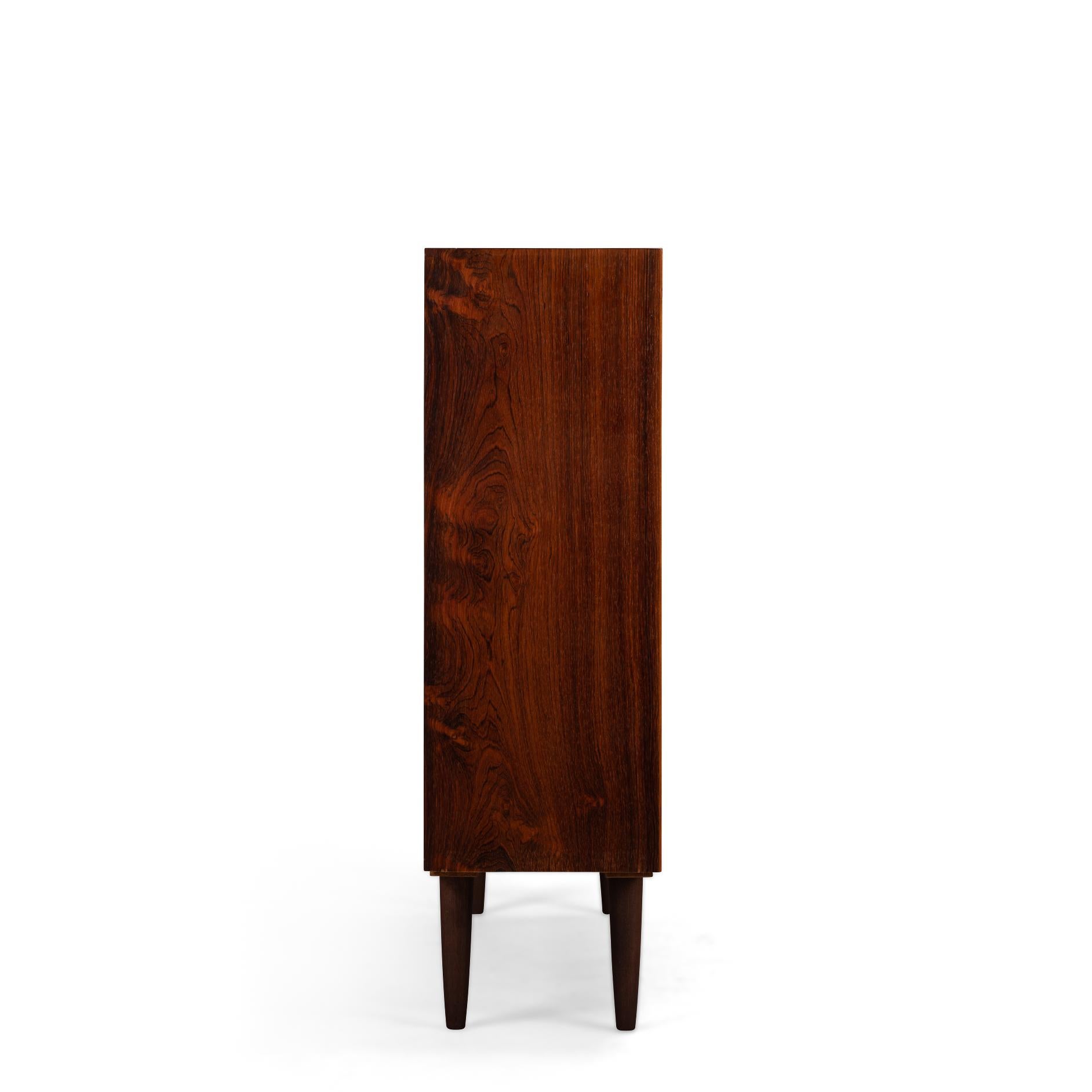 Danish Low Bookcase by Carlo Jensen for Hundevad & Co, 1960s For Sale