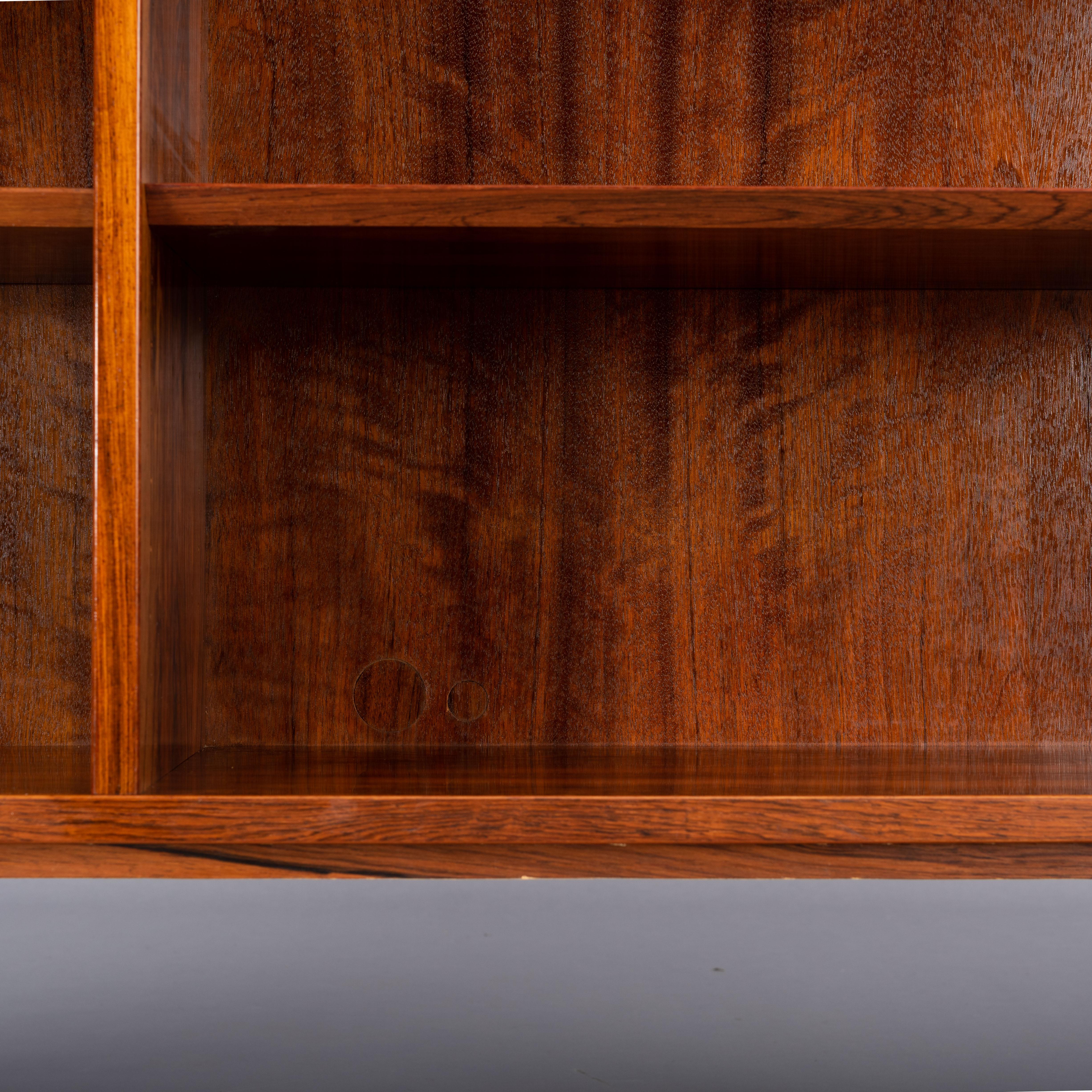 Mid-20th Century Low Bookcase by Carlo Jensen for Hundevad & Co, 1960s