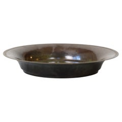 Low Bowl in Light-Bronze designed by Just Andersen, 1930s, Denmark