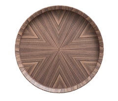 "Tavolino contemporaneo in noce "Low Boy